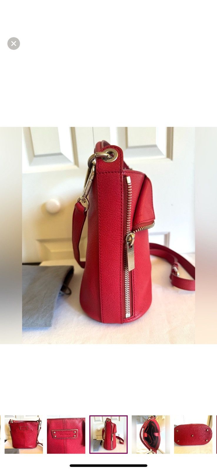 Alexander McQueen ALEXANDER McQUEEN Red Leather Crossbody Bucket Bag Size ONE SIZE - 6 Thumbnail