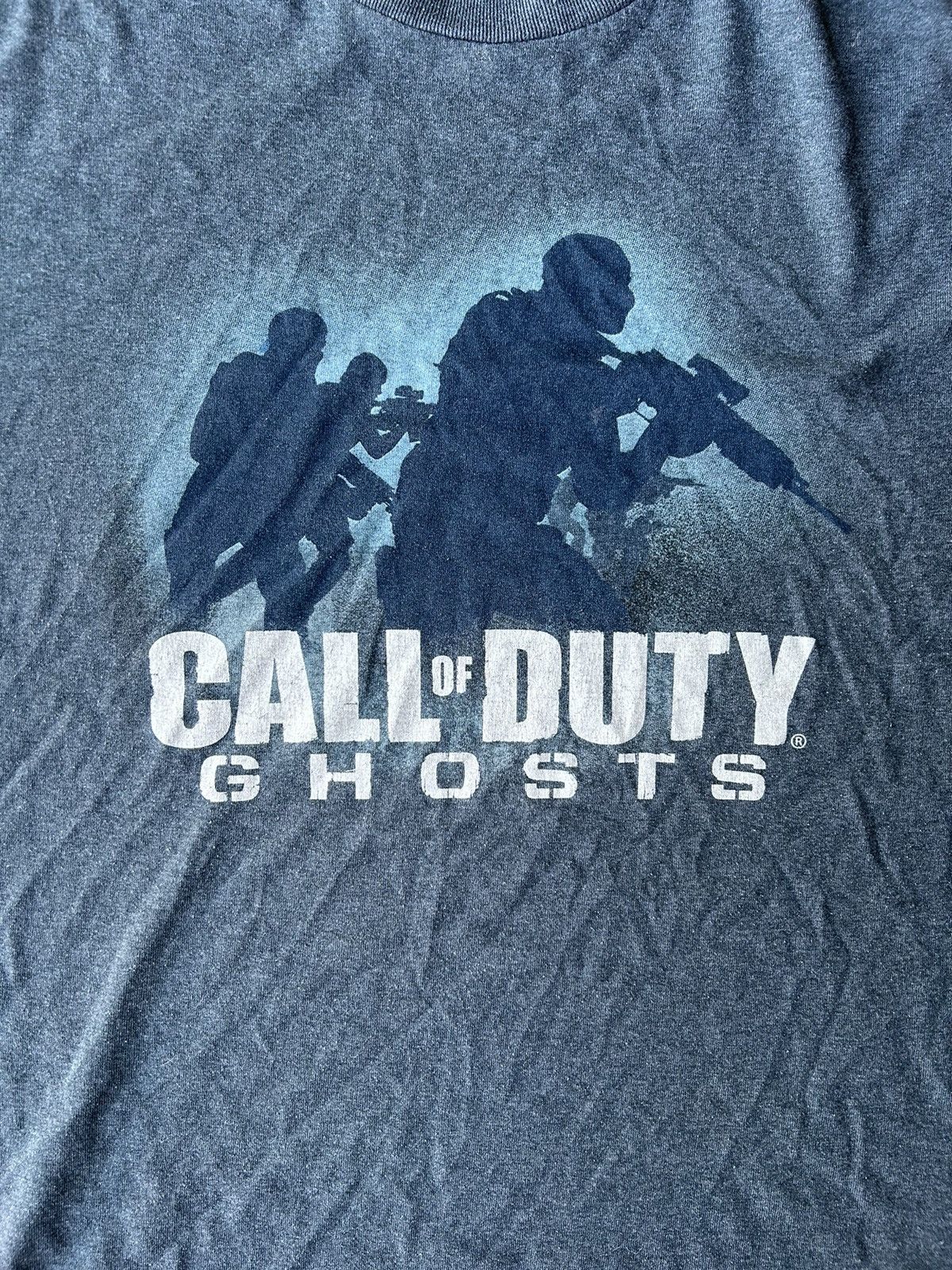 Vintage 2013 Activision Call of Duty Ghosts Promo T Shirt Grey XL Size US XL / EU 56 / 4 - 2 Thumbnail