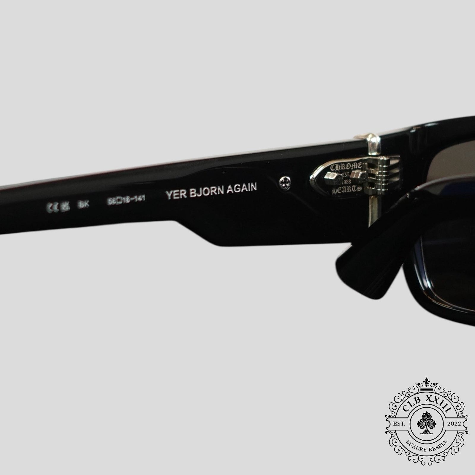 Chrome Hearts Chrome Hearts Yer Bjorn Again Sunglasses in Black Size ONE SIZE - 5 Thumbnail