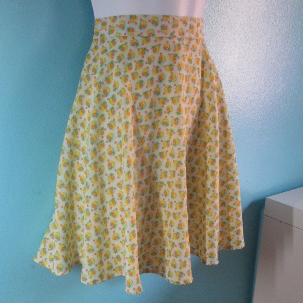 Forever 21 F21 Fruit Print Mini Skirt Y2K Size 27" / US 4 / IT 40 - 5 Thumbnail
