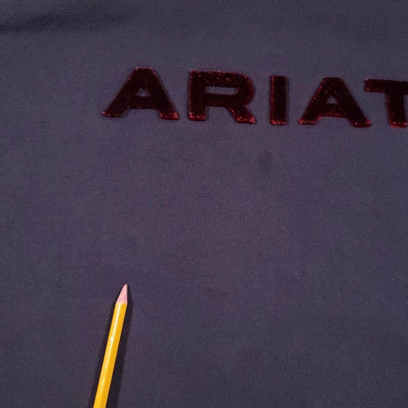 Ariat Ariat Sweatshirt Women's 2XL High Neck Velour Spell Out Logo Running Wrap Jumper Size XXL / US 16-18 / IT 52-54 - 7 Thumbnail