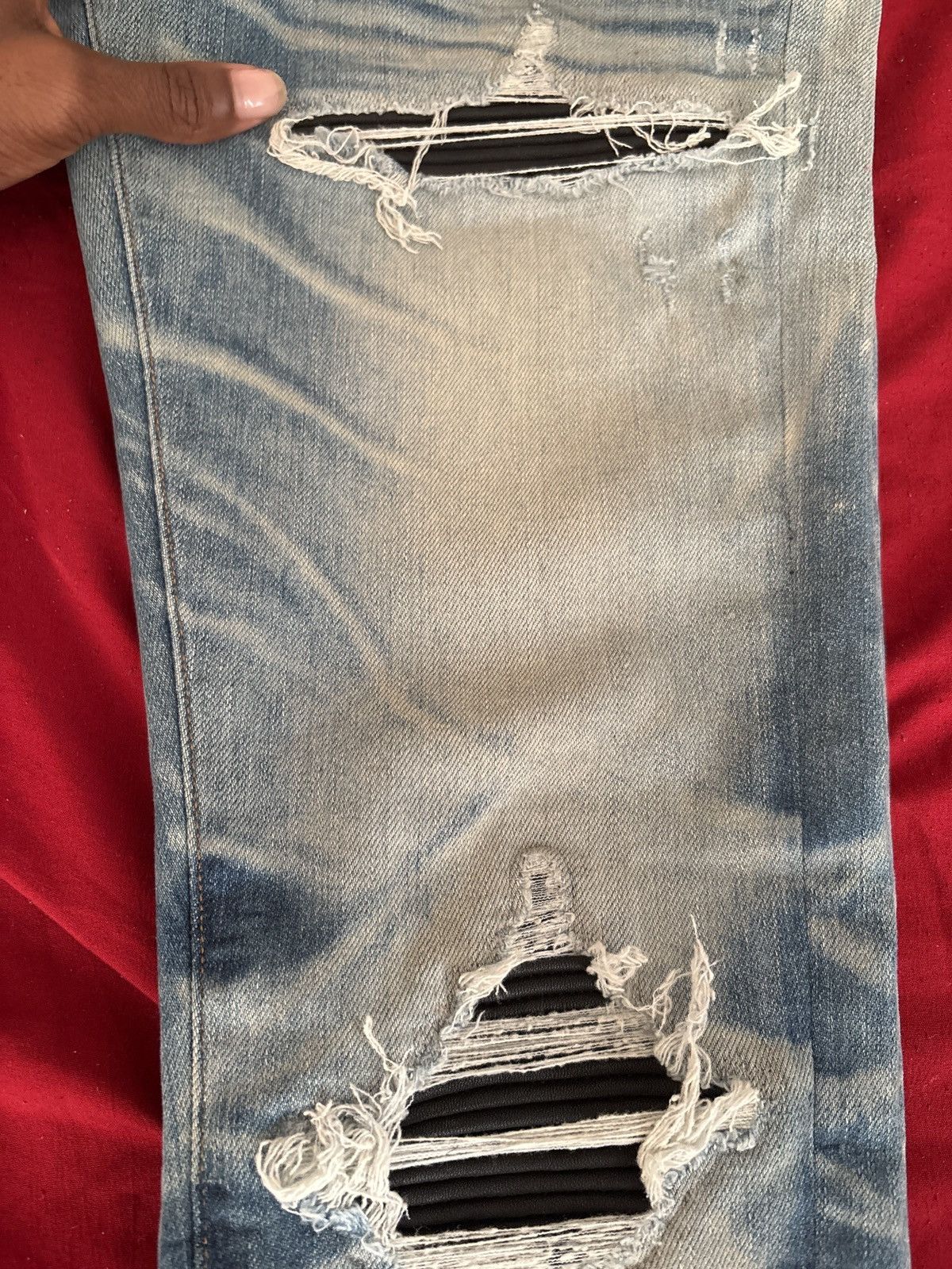 Amiri Blue with black patch Size US 28 / EU 44 - 8 Thumbnail
