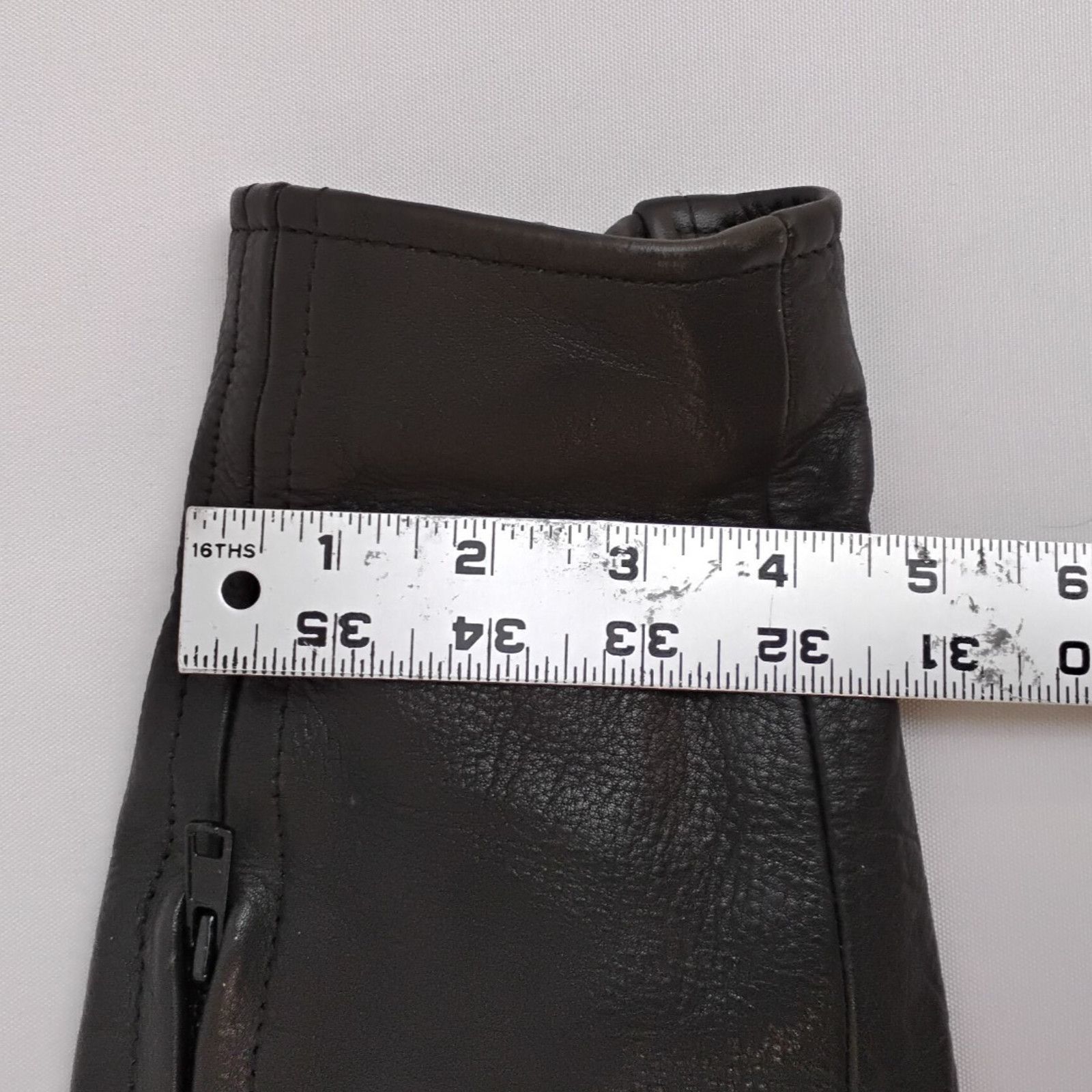 Other Mossi Leather Motto Jacket Men's 42 Black Mesh Lining Size US M / EU 48-50 / 2 - 11 Thumbnail