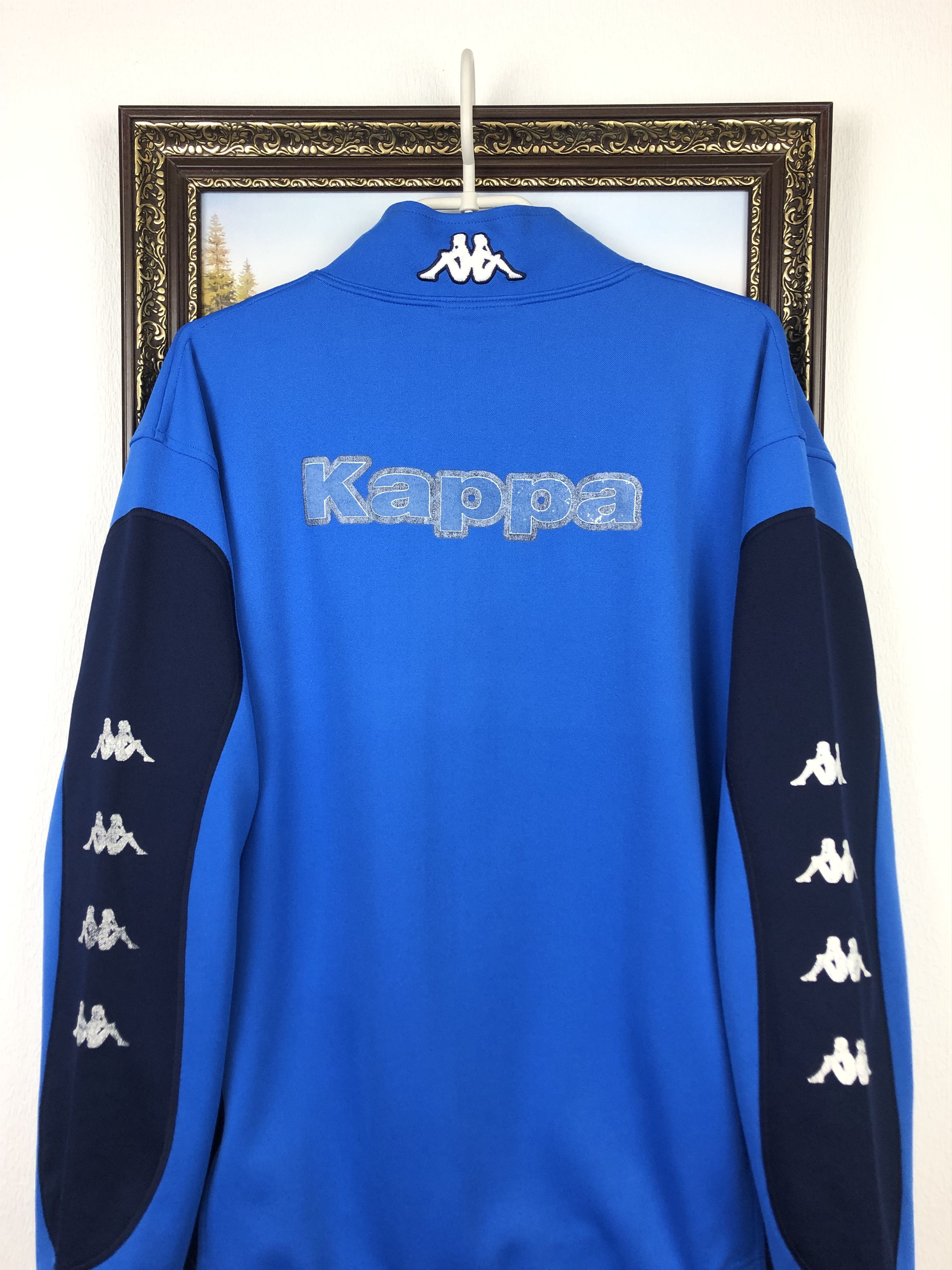 Kappa × Vintage Vintage Kappa Italy Football Jacket Sweatshirt Soccer Track Size US L / EU 52-54 / 3 - 13 Thumbnail