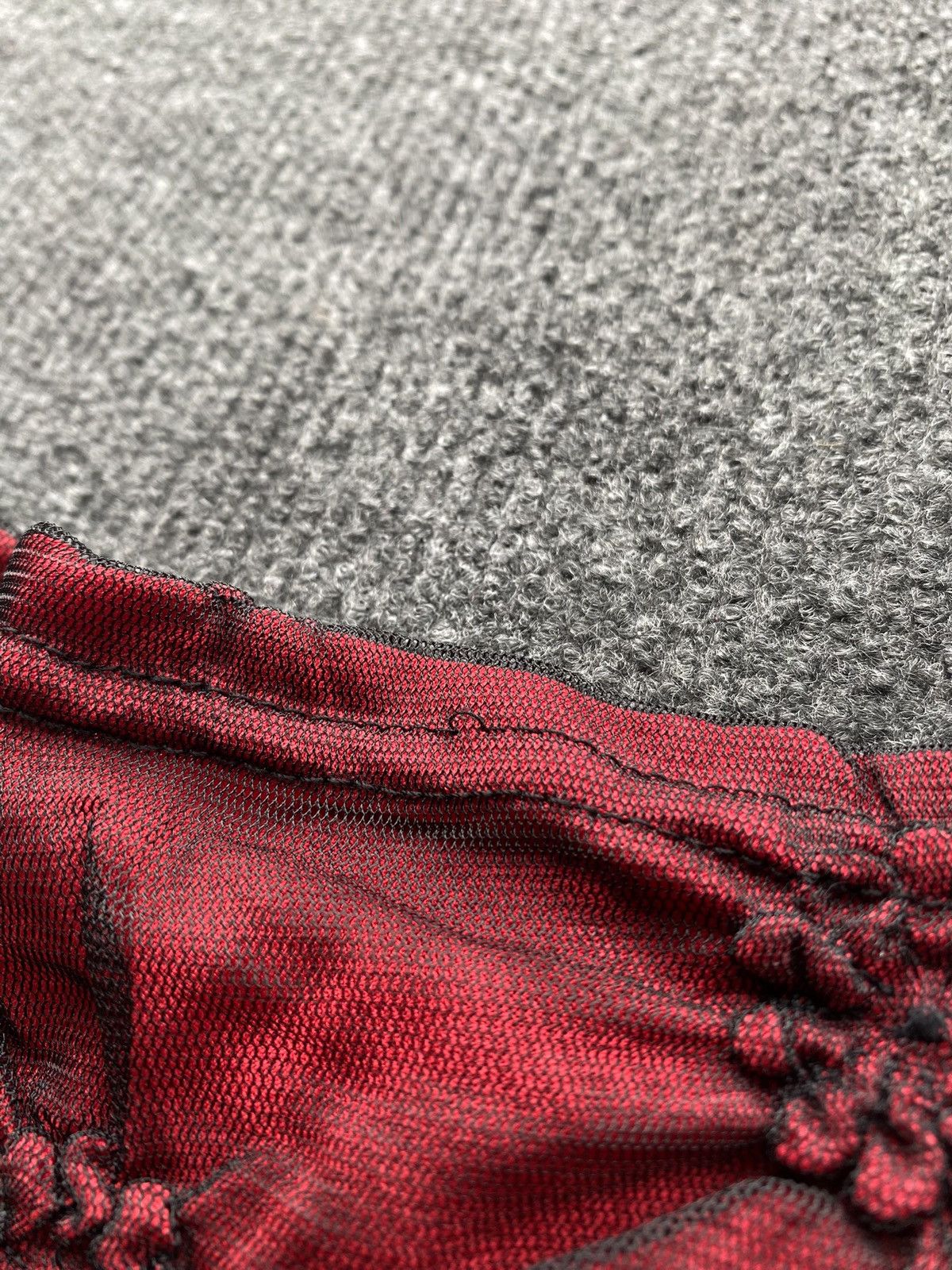 Adolfo Dominguez 🔥Designer Luxury Adolfo Dominguez Mesh Red blouse xs goth Size XS / US 0-2 / IT 36-38 - 9 Thumbnail