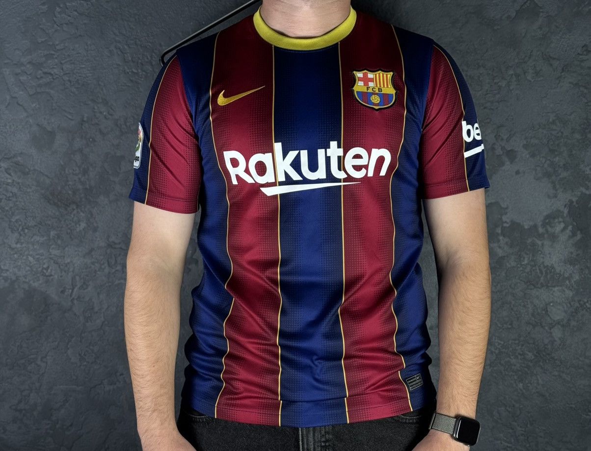 Nike Barcelona #10 MESSI Nike Football Home Jersey 2020-21 Size US M / EU 48-50 / 2 - 2 Thumbnail