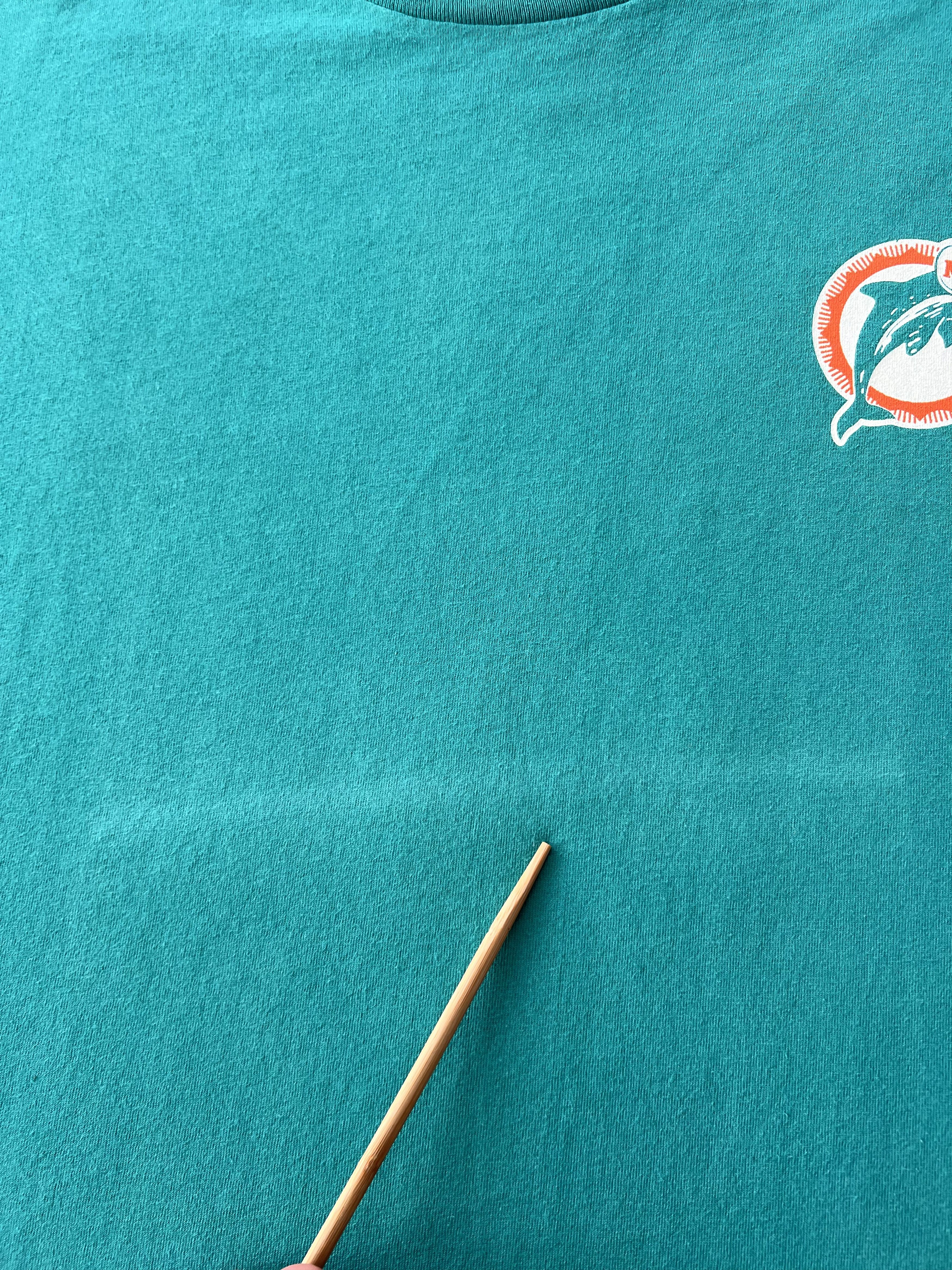 NFL Vintage 1999 Miami Dolphins Tour De Force NFL Reebok T-shirt Size US XL / EU 56 / 4 - 8 Thumbnail