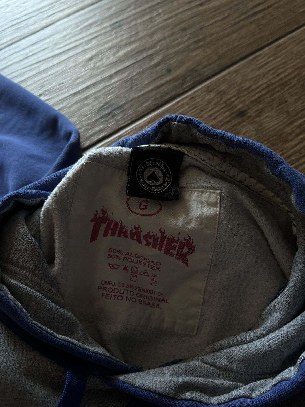 Thrasher 🇺🇸🔥 Vintage Thrasher x USA Big Logo America Hoodie Size US XL / EU 56 / 4 - 6 Thumbnail