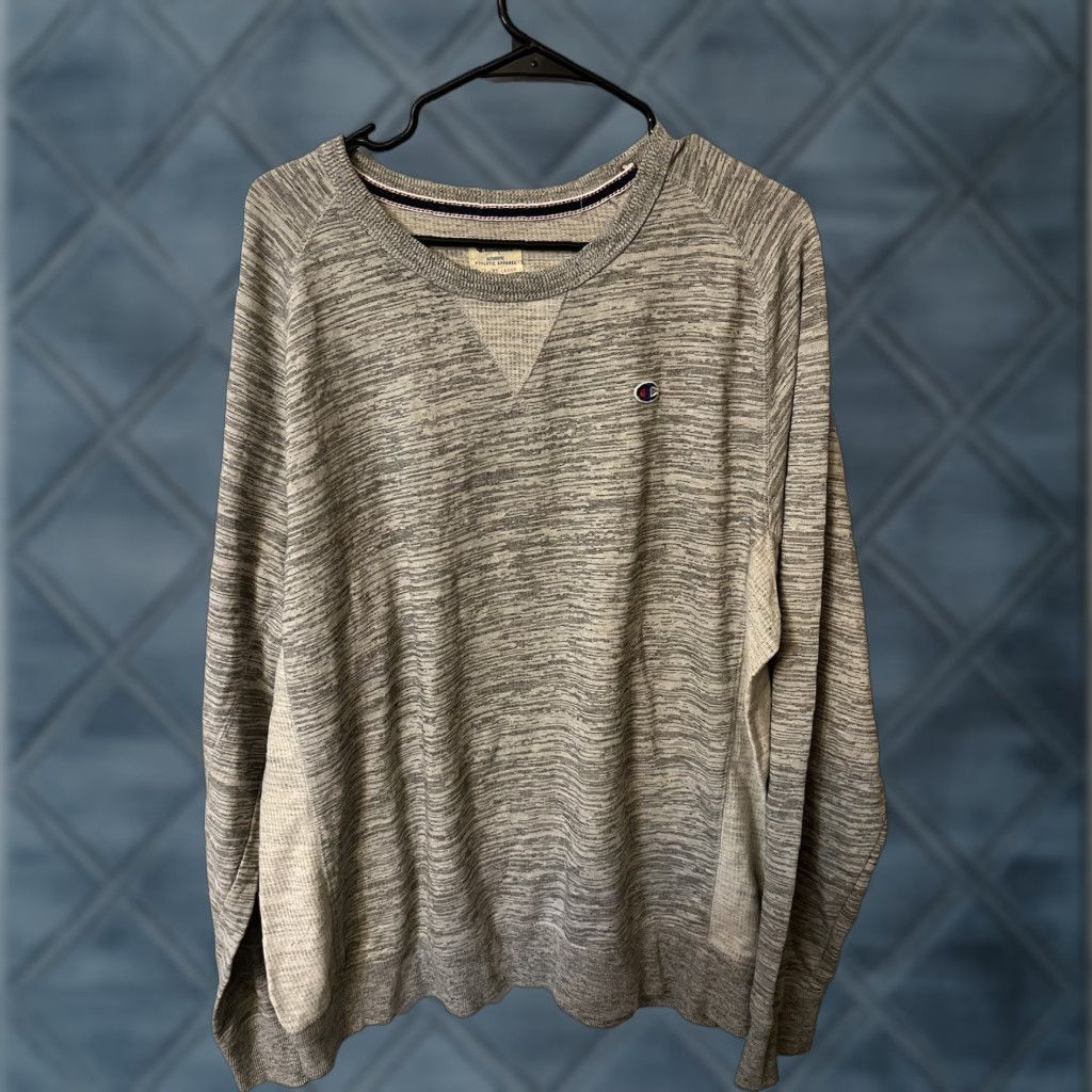 Champion VINTAGE Champion Sweatshirt XXL Pullover Crew Neck Athletic Apparel Heather Gray XXL Size US XXL / EU 58 / 5 - 1 Thumbnail