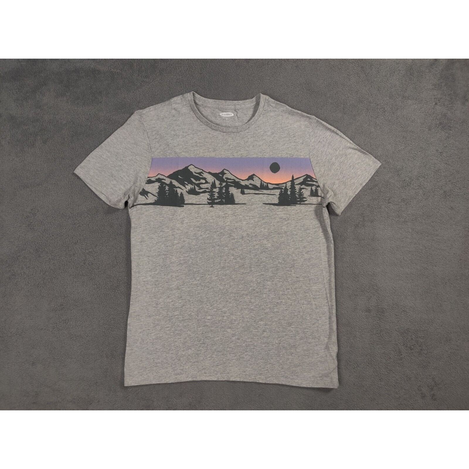 Old Navy Old Navy Shirt Adult Mens Medium Gray Mountains Sunset Size US M / EU 48-50 / 2 - 1 Thumbnail