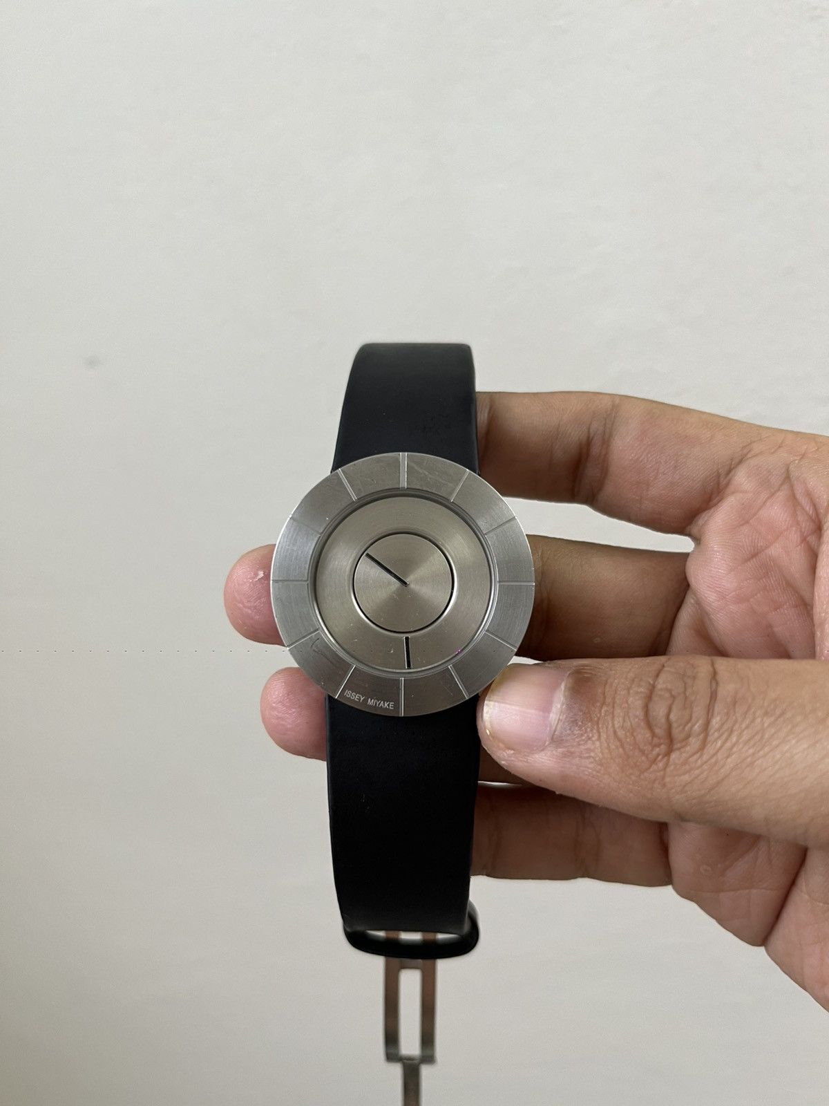 Pre-owned Issey Miyake Silan004 Tokujin To By Seiko Watch In Black