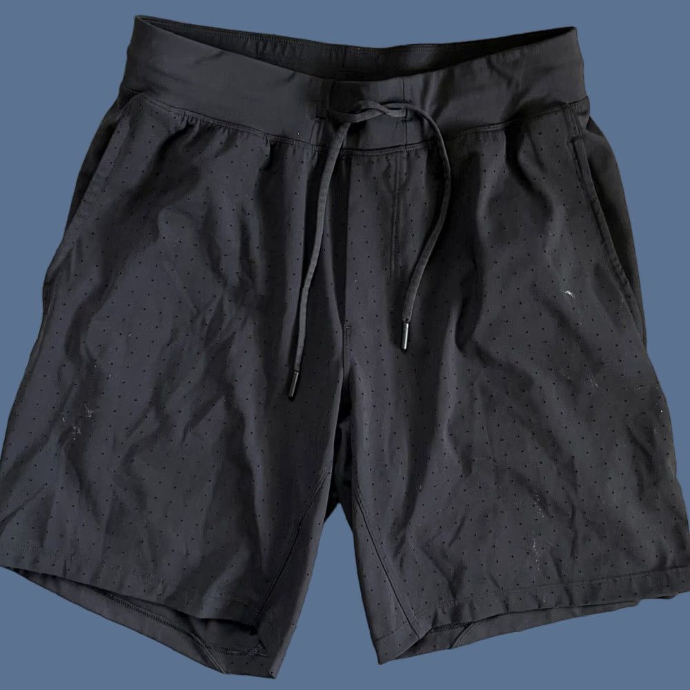 Lululemon Lululemon Athletic Shorts Elastic Waist Black Medium Men Athletic Activewear M Size Black Elastic Waist Shorts Athletic Mens Size US 31 - 1 Thumbnail