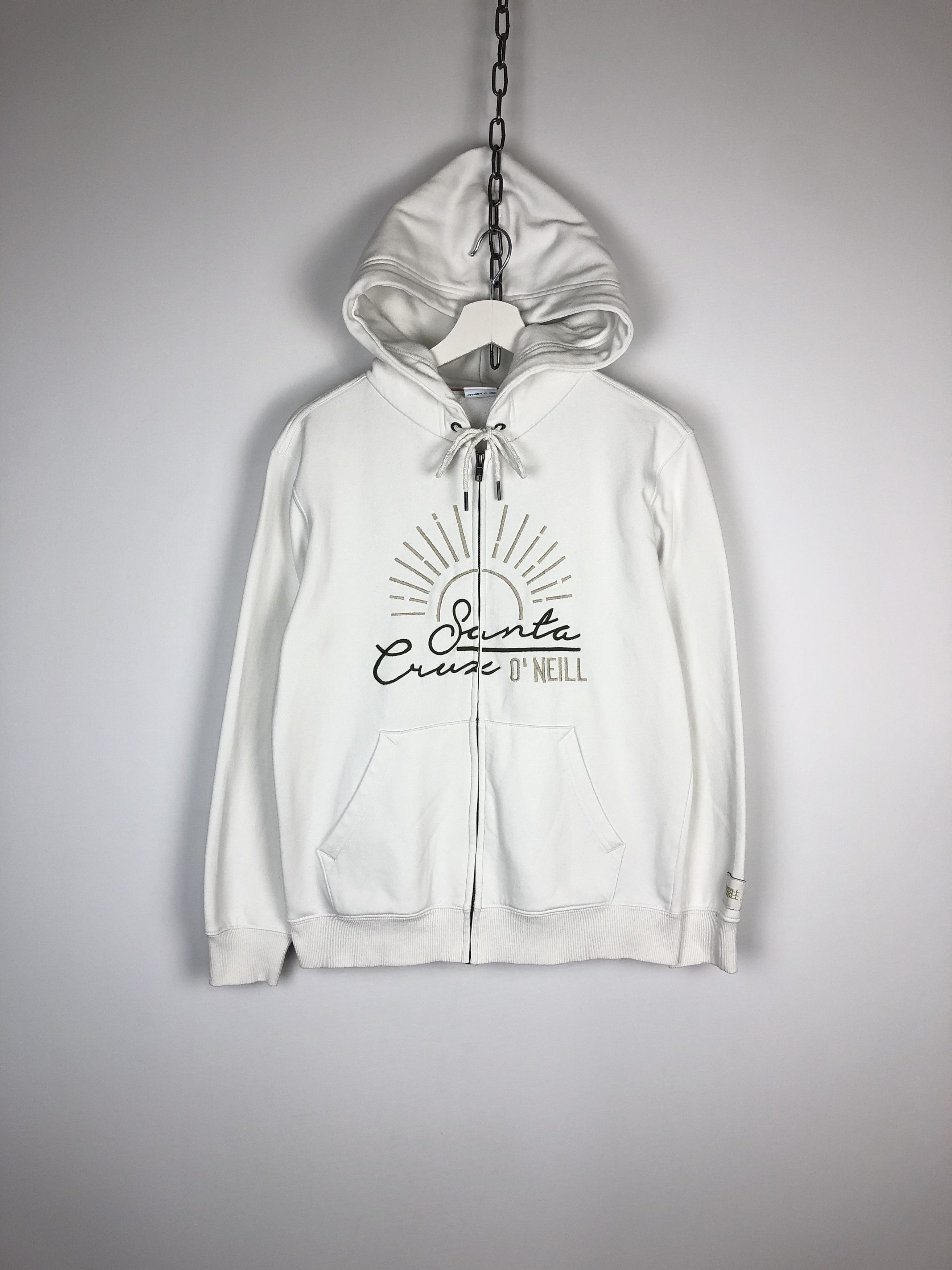 O'Neill Oneil x Santa Crus Zip Hoodie Jacket White size S Size US S / EU 44-46 / 1 - 1 Thumbnail