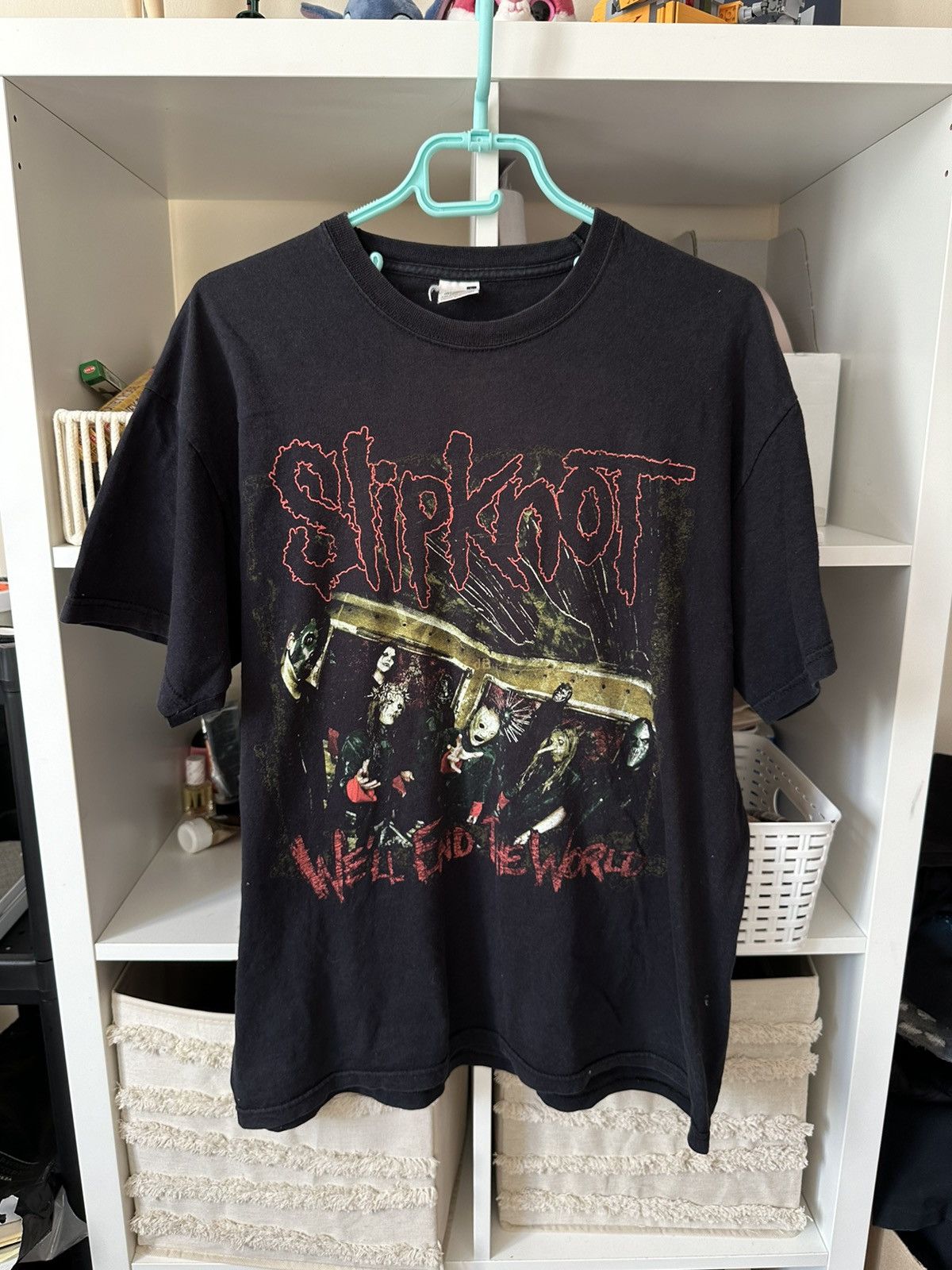 VINTAGE SLIPKNOT All HOPE IS GONE TOUR PROMO T-SHIRT L