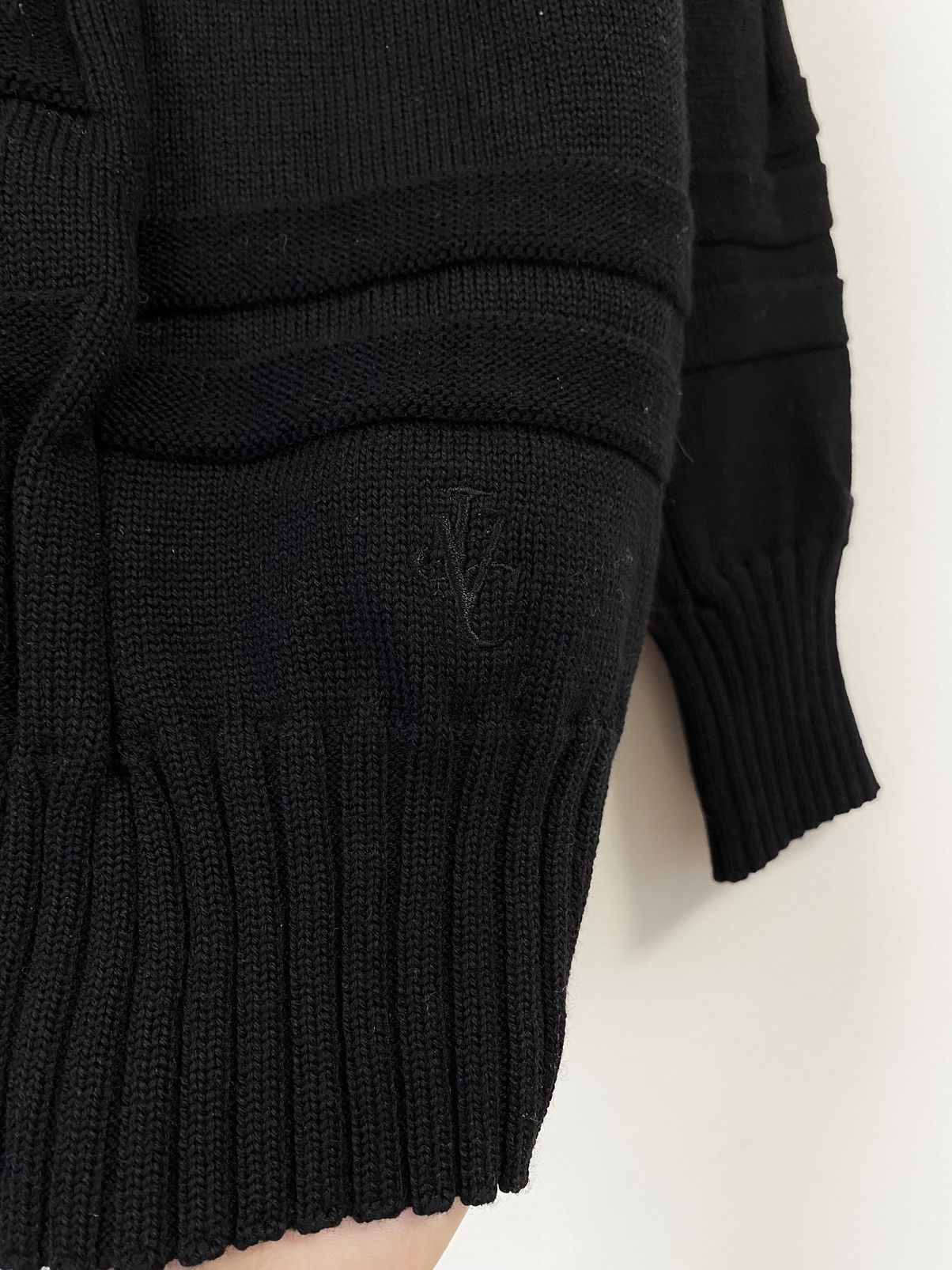 Versace Jeans Couture Versace Jeans Couture Wool Black Jumper, Size:XXXL Size US XXL / EU 58 / 5 - 3 Thumbnail