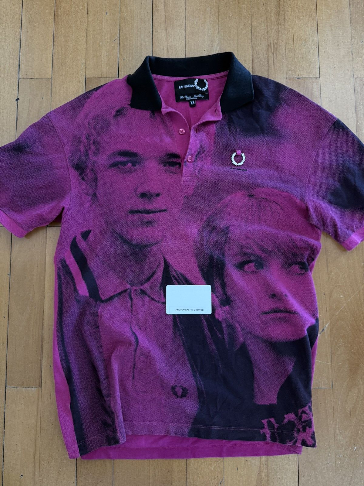 Fred Perry × Raf Simons RAF SIMONS X FRED PERRY FUCHSIA POLO Size US XS / EU 42 / 0 - 2 Thumbnail