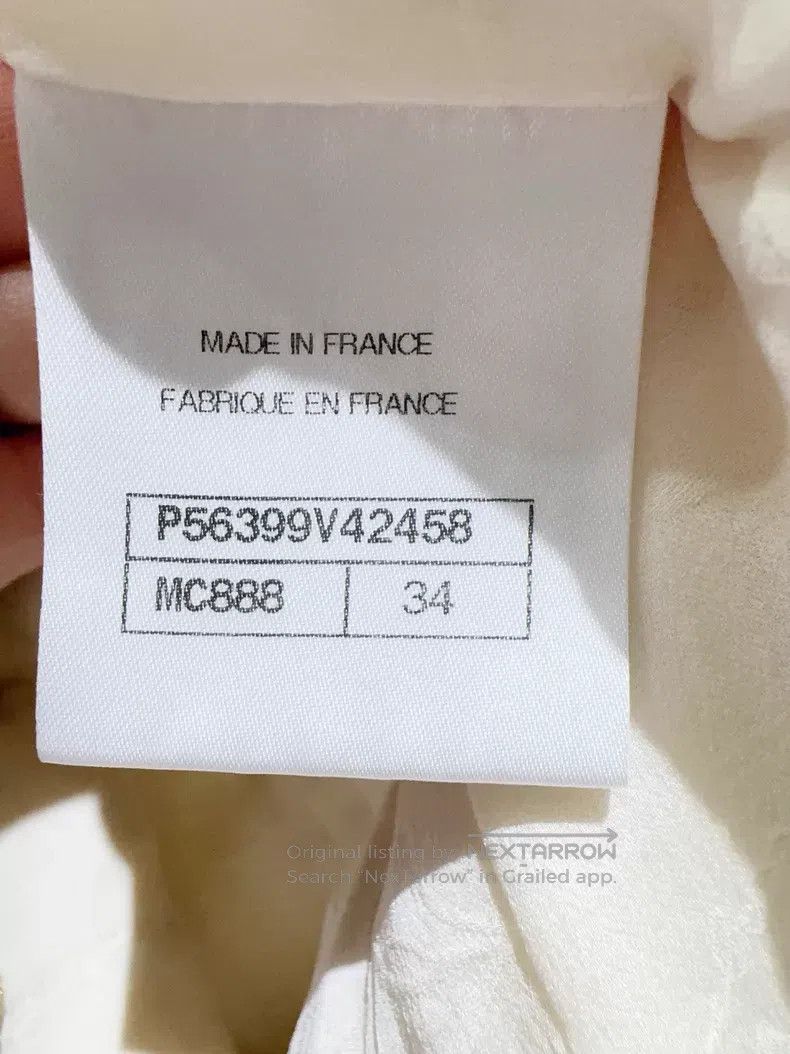 Chanel Chanel White current jacket Size XXS / US 00 / IT 34 - 5 Thumbnail