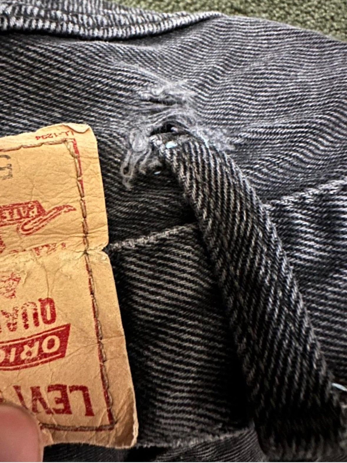 Levi's Black washed Levi's 550 straight leg jeans Size US 40 / EU 56 - 7 Thumbnail