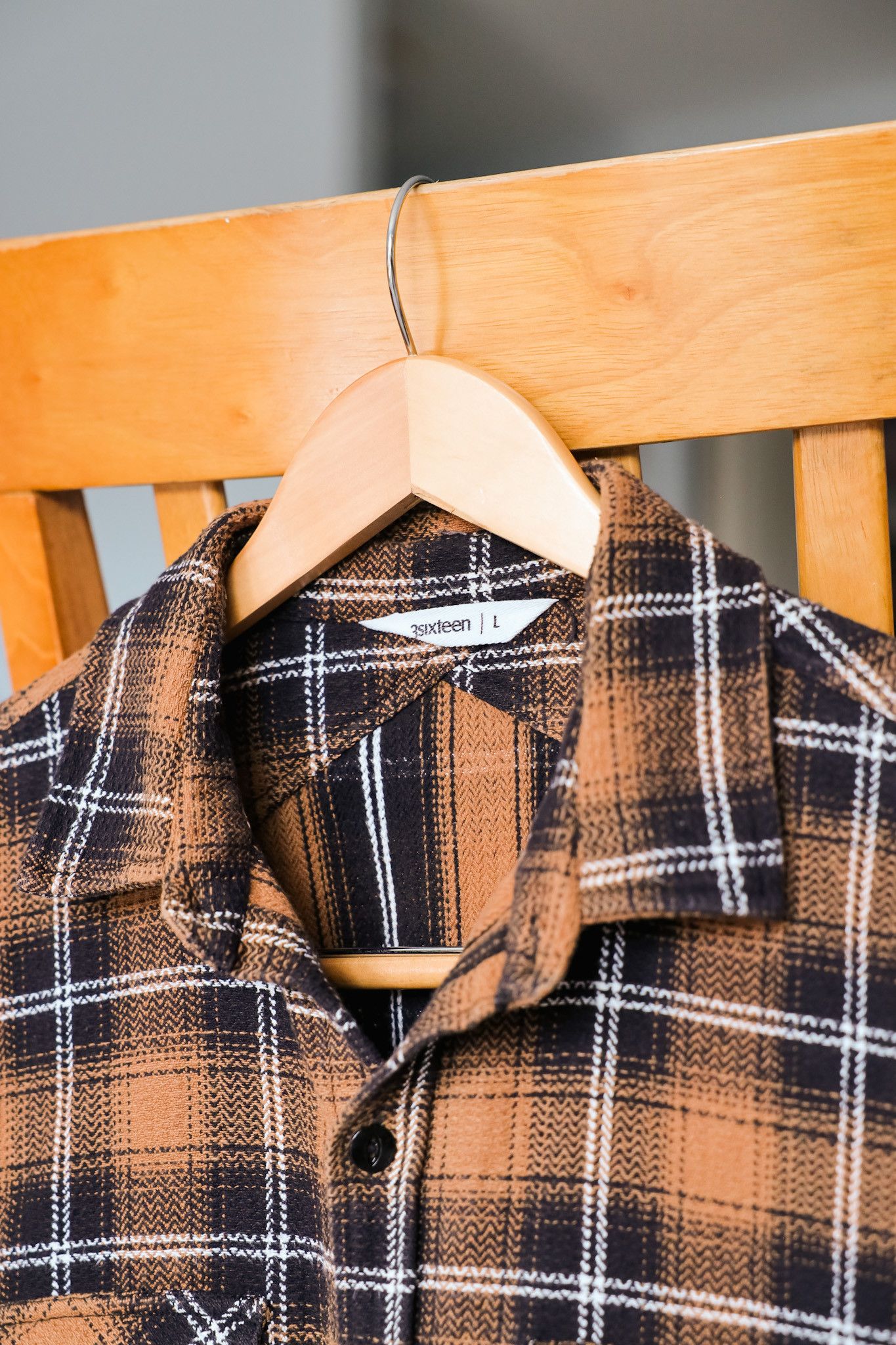 3sixteen Crosscut Flannel in Sienna Size US L / EU 52-54 / 3 - 3 Thumbnail