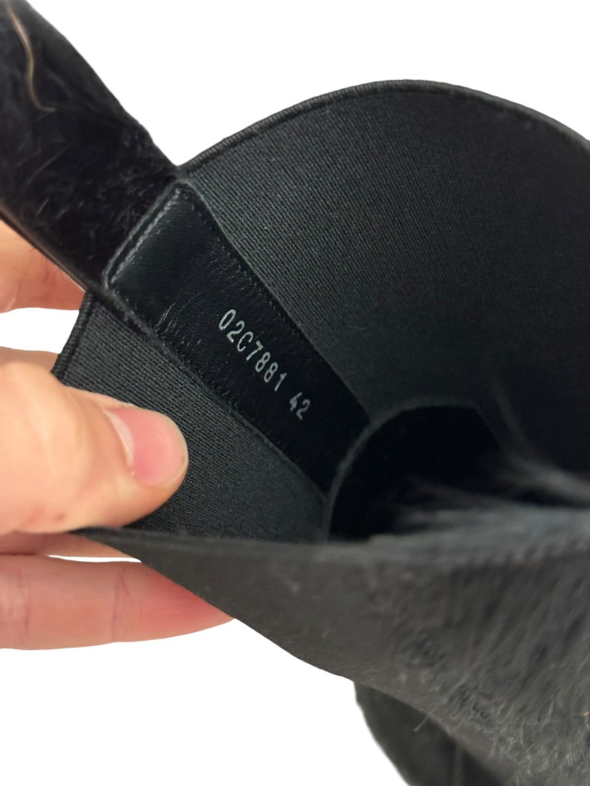 Rick Owens Sz42 SS22 Strobe Fur Black Clear Beatle Bozo Tractor Size US 9 / EU 42 - 14 Thumbnail