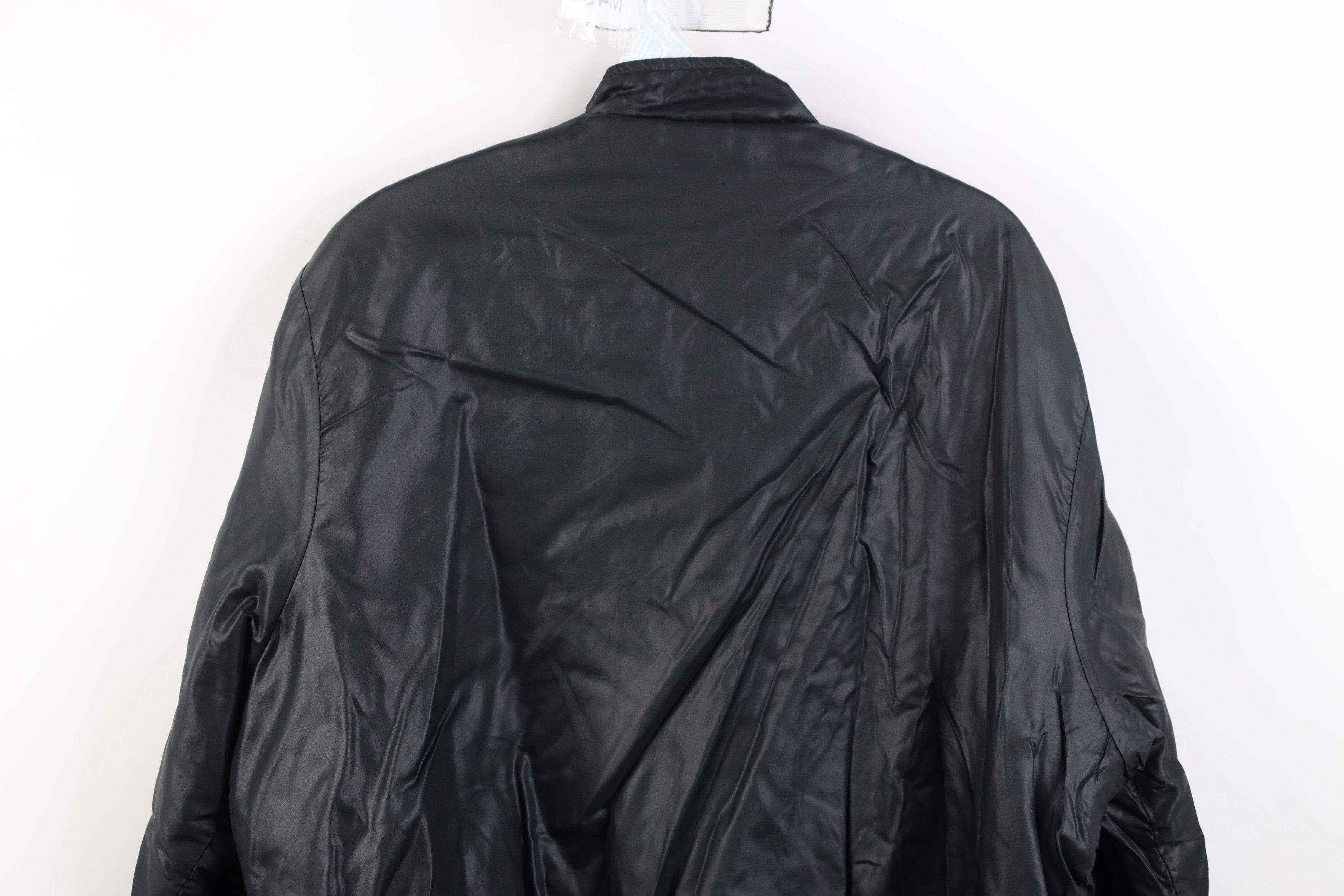 Vintage Vintage 70s Streetwear Micro Puffer Bomber Jacket Black USA Size US L / EU 52-54 / 3 - 16 Thumbnail