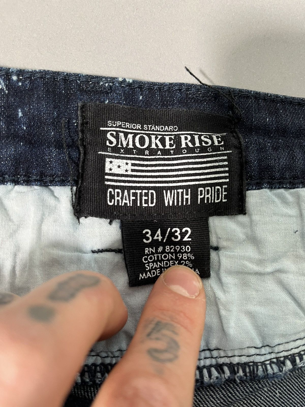 Smoke Rise Smoke Rise Denim Ugly Y2K Cyber Grunge Jeans Size US 32 / EU 48 - 4 Thumbnail