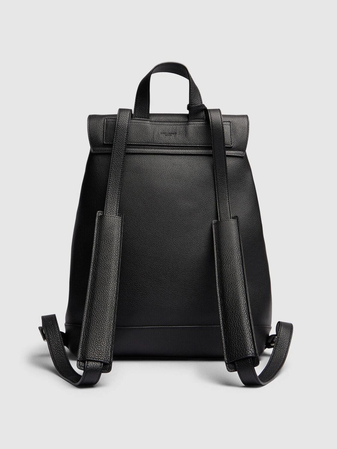 Saint Laurent Sac De Jour Men's Black Leather Backpack