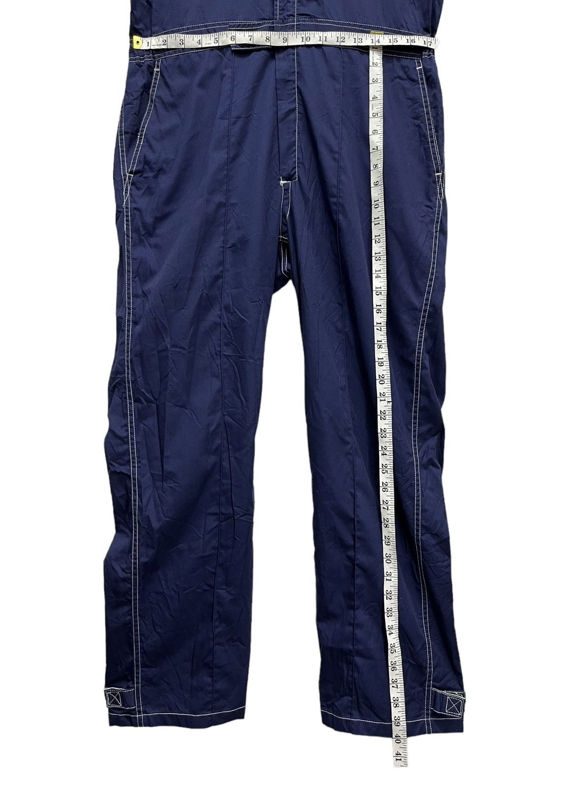 NASCAR 🏁Vintage TOYOTIRES JAPAN Light PolyCotton Coverall Jumpsuit Size US 33 - 7 Thumbnail
