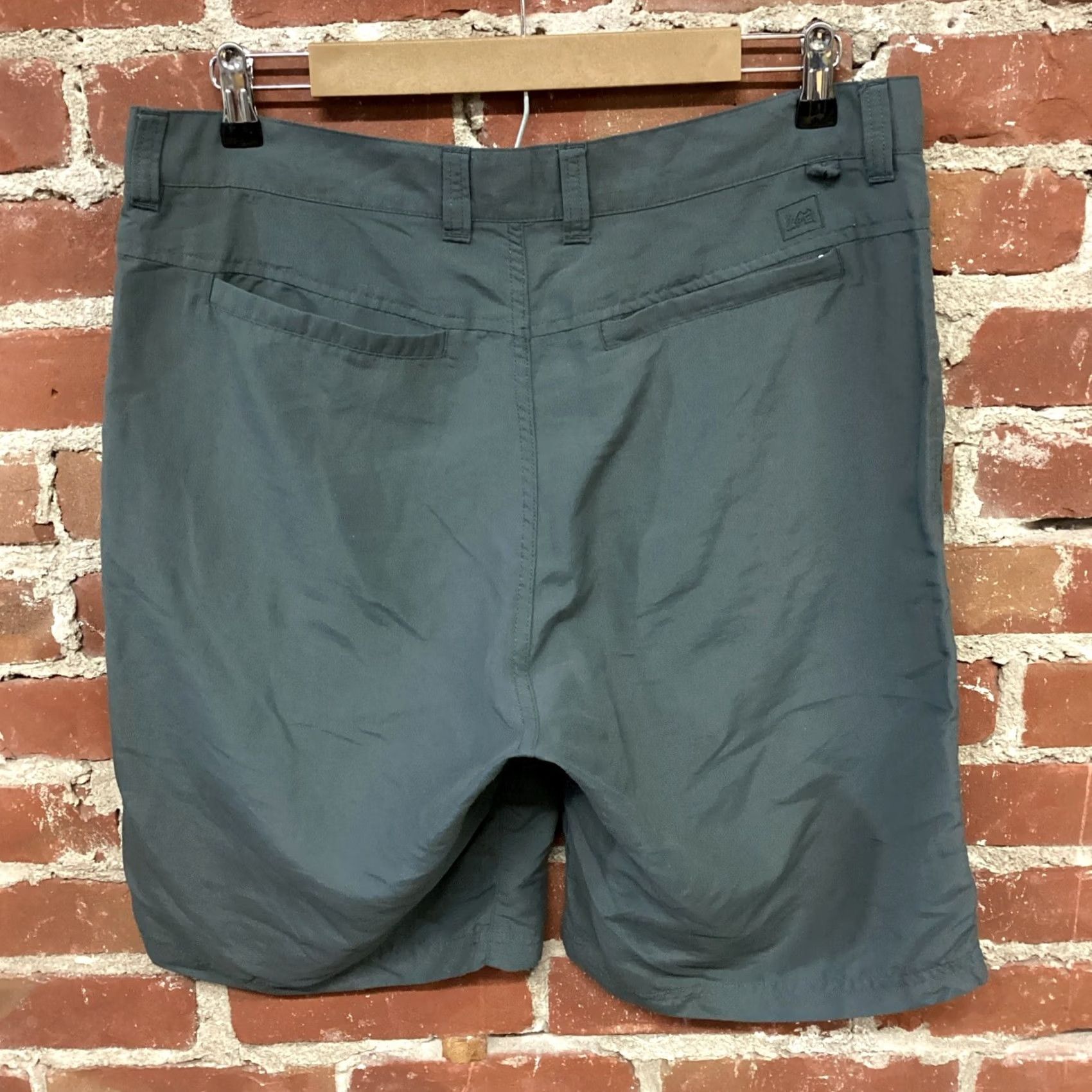 Vintage REI Mens Gray Nylon Shorts Outdoor 34 Size US 34 / EU 50 - 3 Thumbnail