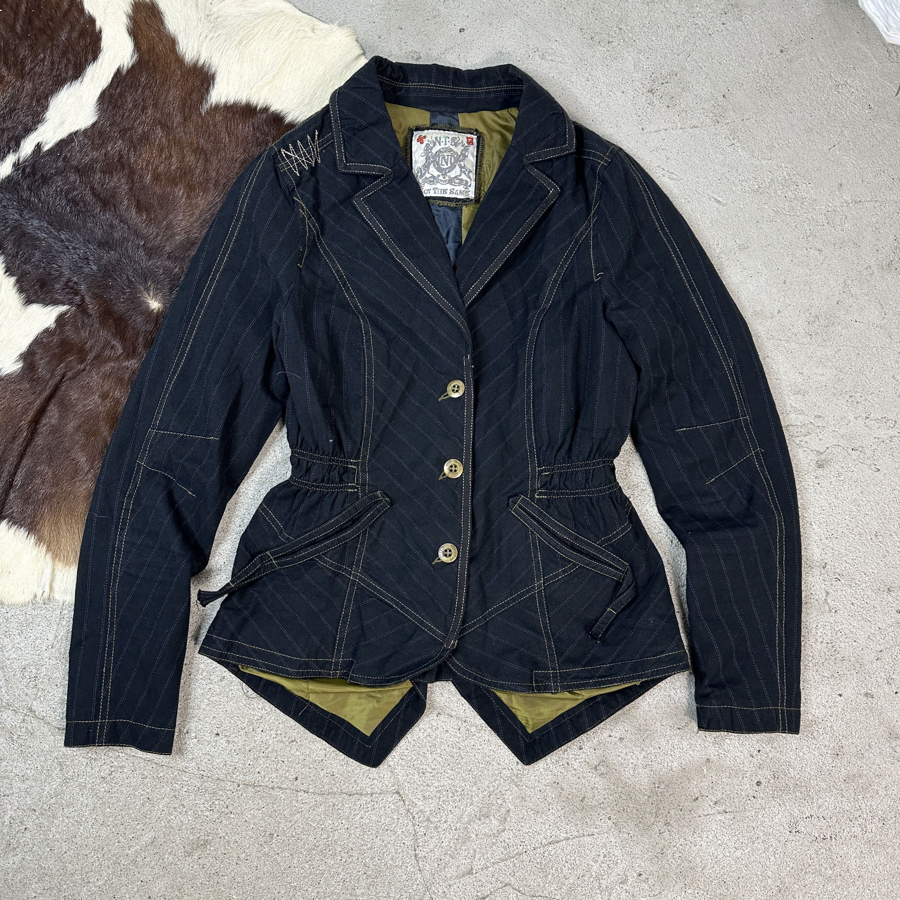 Vintage Vintage Avant Garde Fitted Blazer Size S / US 4 / IT 40 - 1 Thumbnail