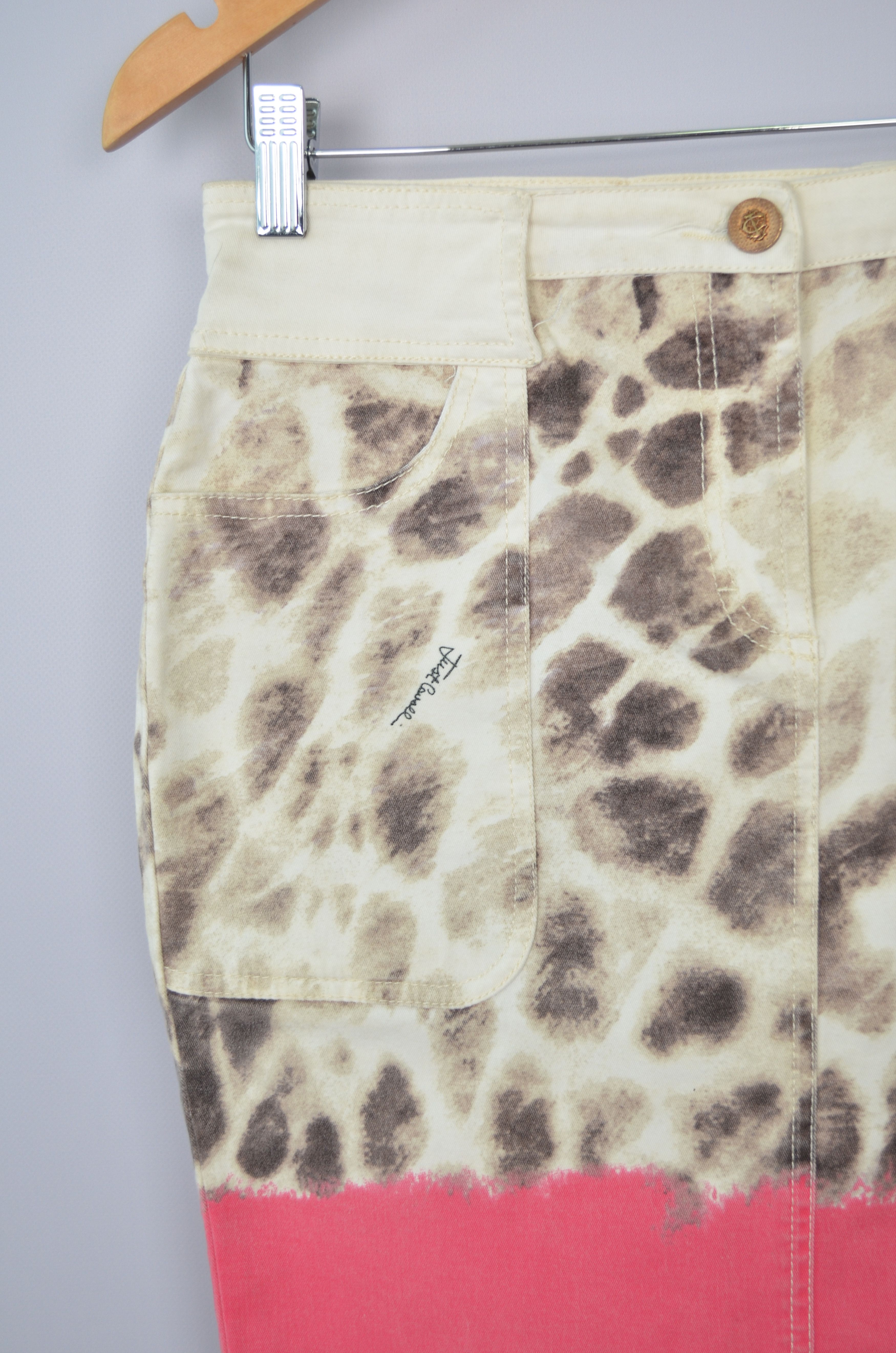 Just Cavalli × Roberto Cavalli Roberto Cavalli Just Animal Leopard Print Skirt 42\US6 Size 28" / US 6 / IT 42 - 5 Thumbnail