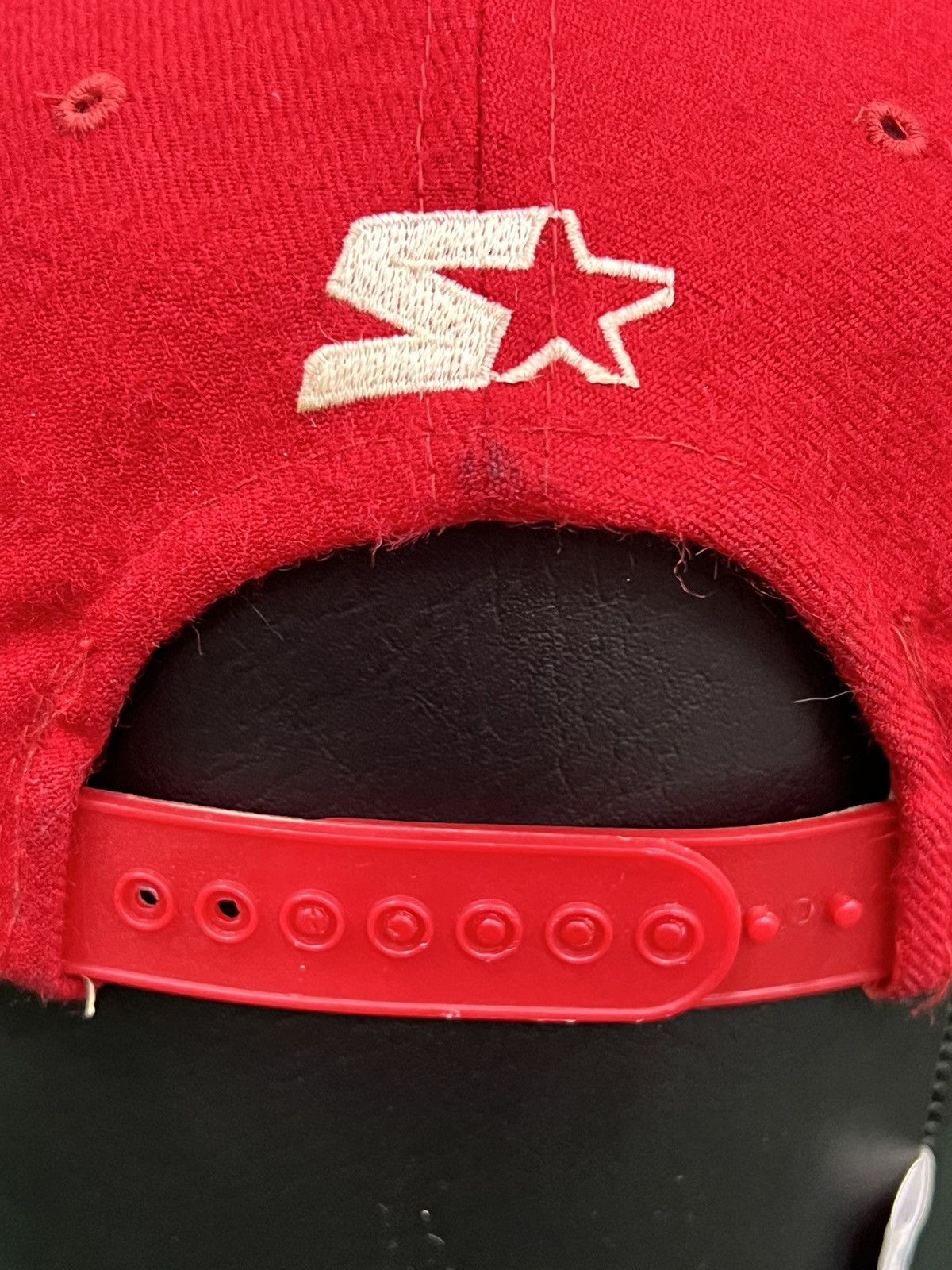 Starter Vintage 80s Chicago Bulls 100% Wool Snapback Hat Size ONE SIZE - 3 Thumbnail