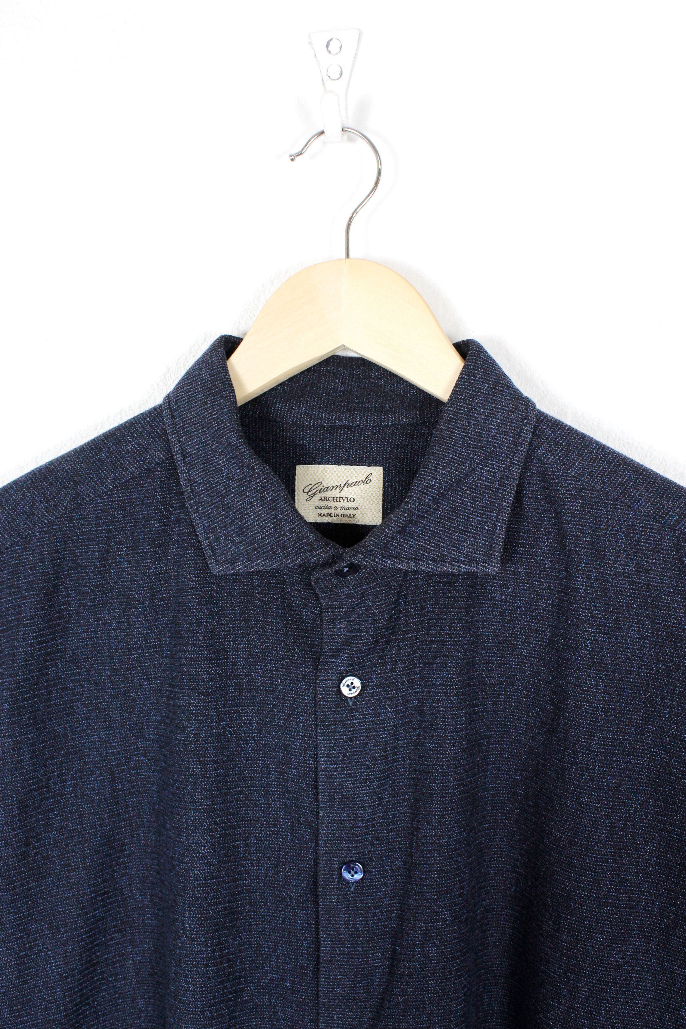 Other Gianpaolo Archivio Italy Knit Cotton Shirt Size US XL / EU 56 / 4 - 3 Thumbnail