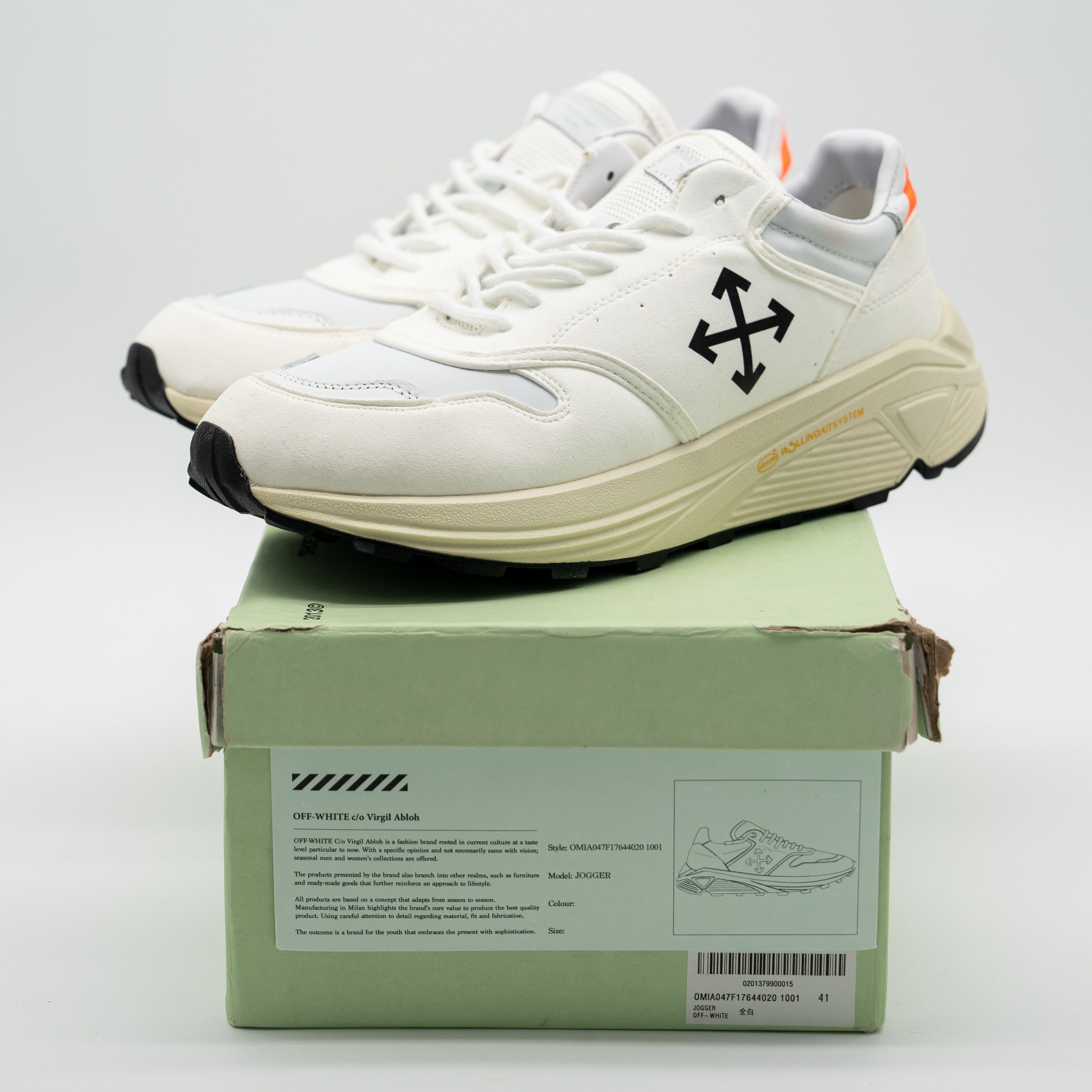 Off-White 41eu Off-White c/o Virgil Abloh Cross Chunky Sneakers Jogger Size US 8 / EU 41 - 13 Thumbnail
