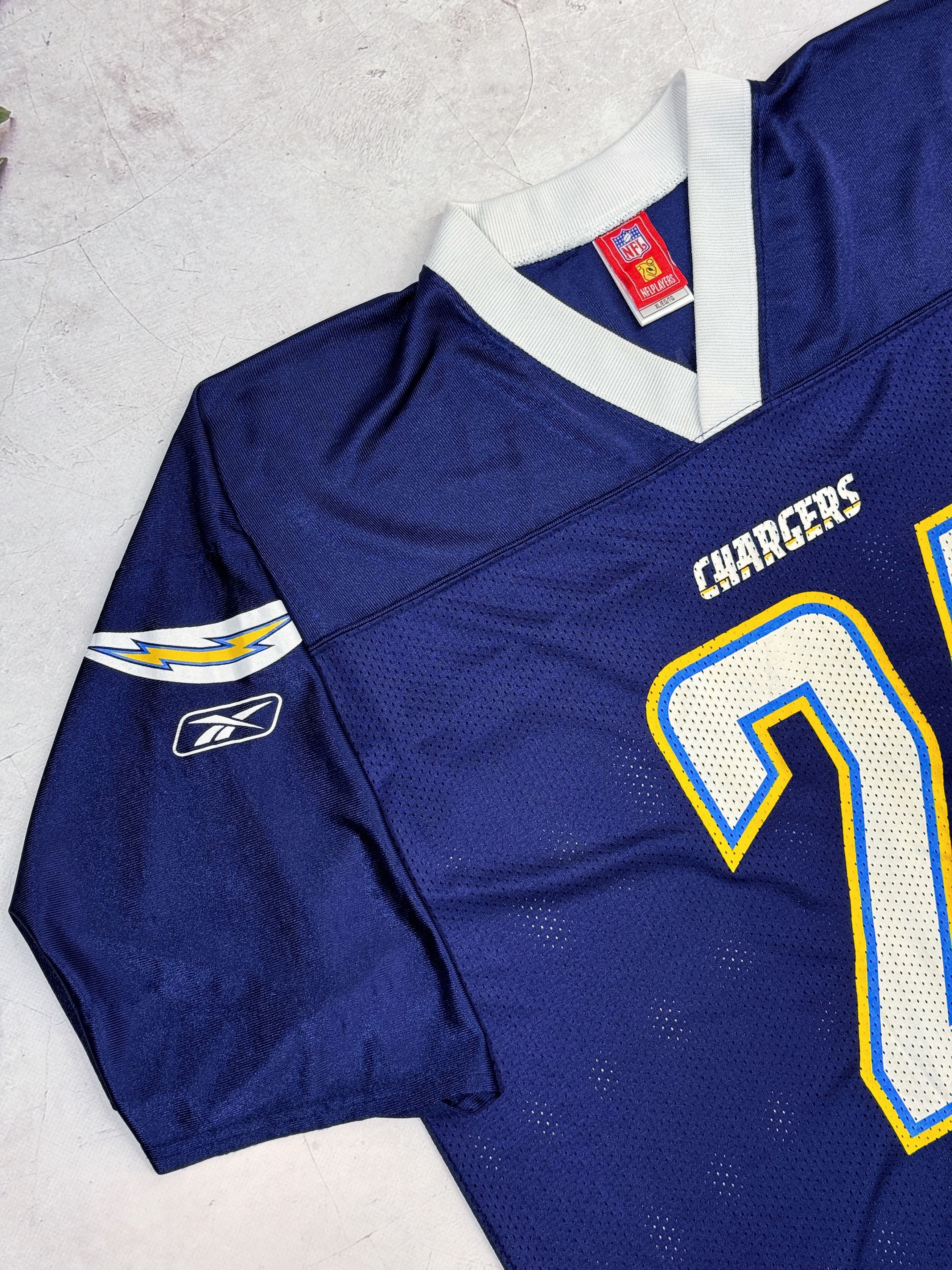 NFL × Reebok × Vintage 2007 Los Angeles Chargers NFL Jersey #21 TOMLINSON by Reebok Size US XL / EU 56 / 4 - 3 Thumbnail