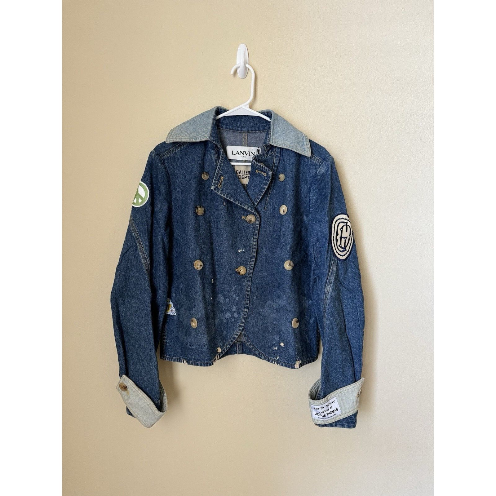 Gallery Dept. Gallery Dept. x Lanvin New Double Breasted Denim Jacket Blue Size M / US 6-8 / IT 42-44 - 1 Thumbnail