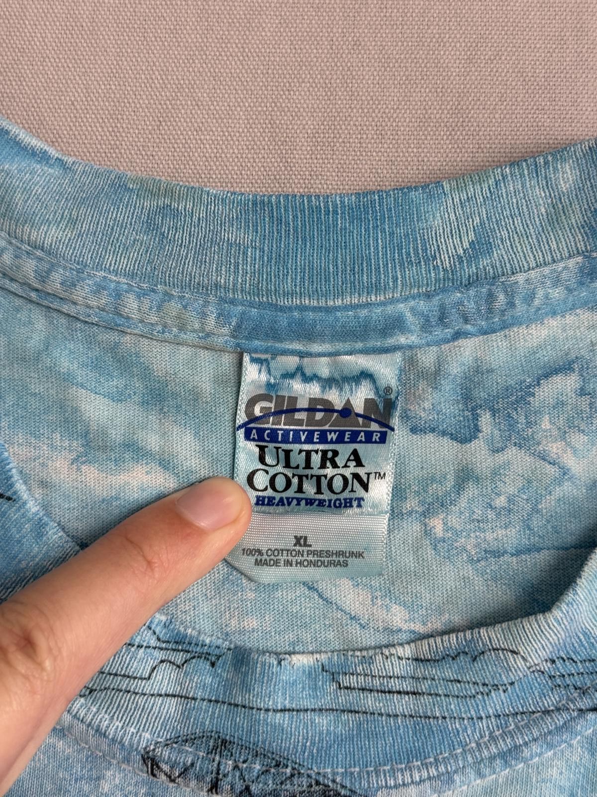 Gildan Vintage Oshkosh Wisconsin AOP T-shirt Wright Thing To Do XL Size US XL / EU 56 / 4 - 3 Thumbnail