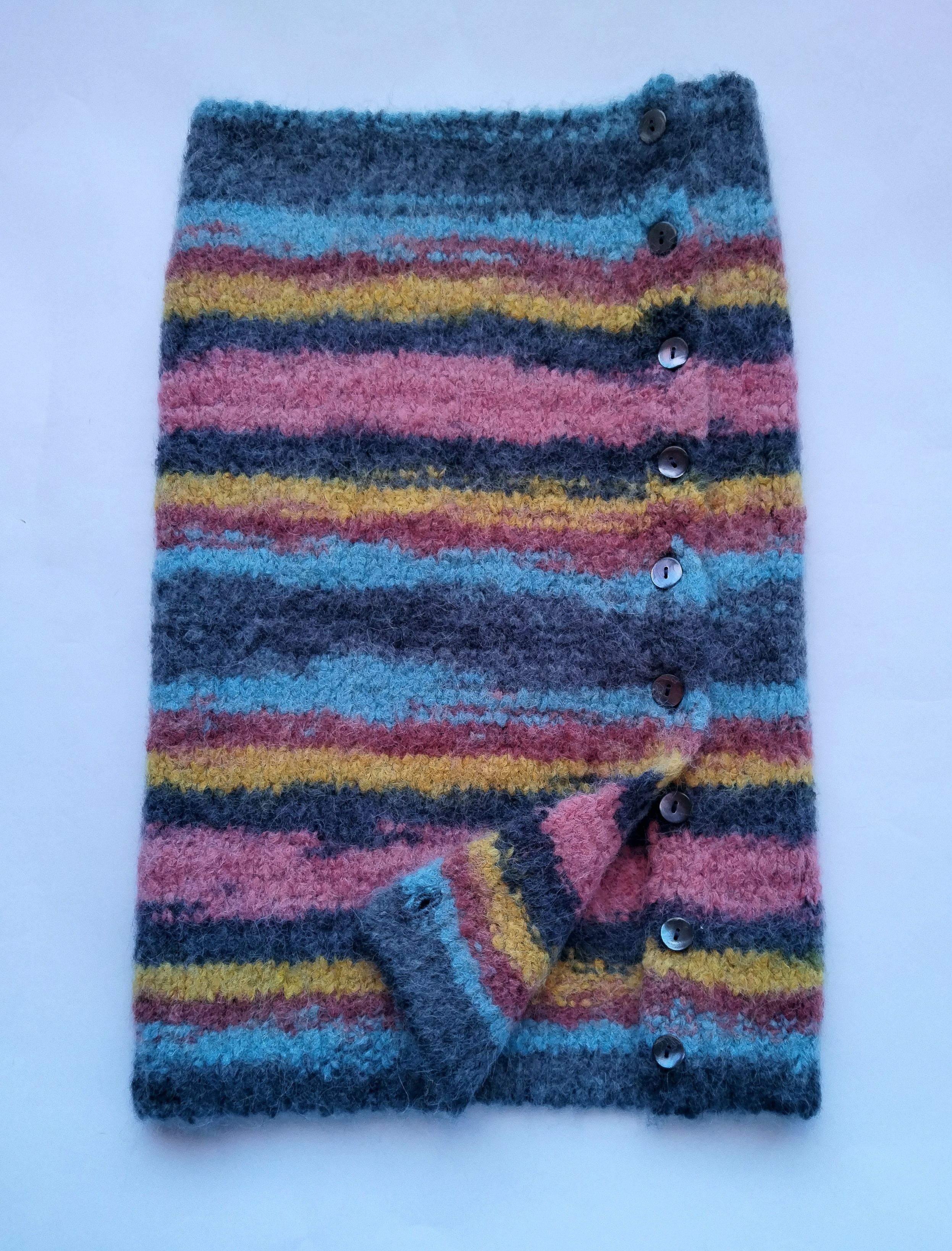 Gimaguas 'Amy' striped knit mini skirt Size 28" / US 6 / IT 42 - 14 Thumbnail