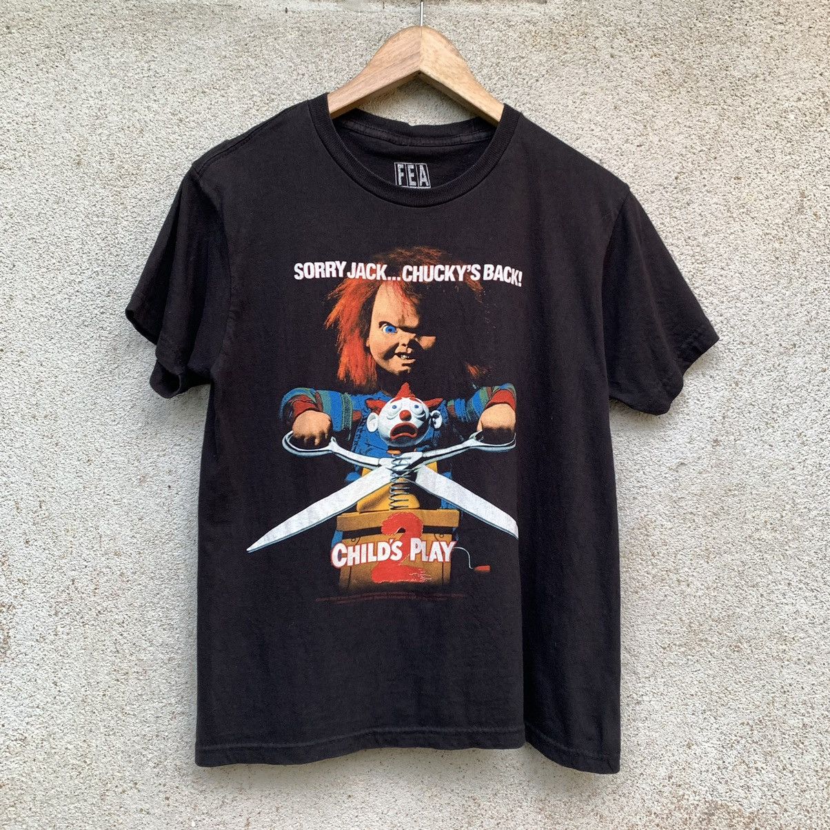 Other Thrashed faded chucky child’s play 2 horror movie tee Size US S / EU 44-46 / 1 - 1 Thumbnail