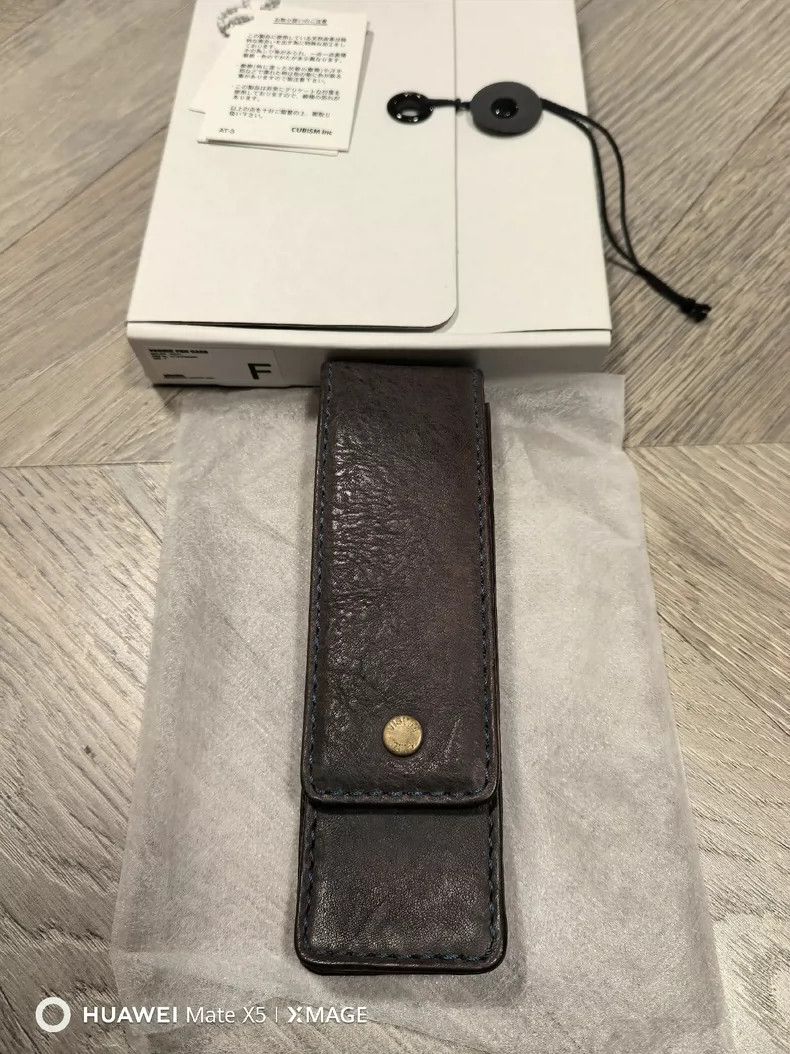 Visvim VISVIM Veggie Pen Case in Wild Bison Leather- DMC Size ONE SIZE - 1 Thumbnail