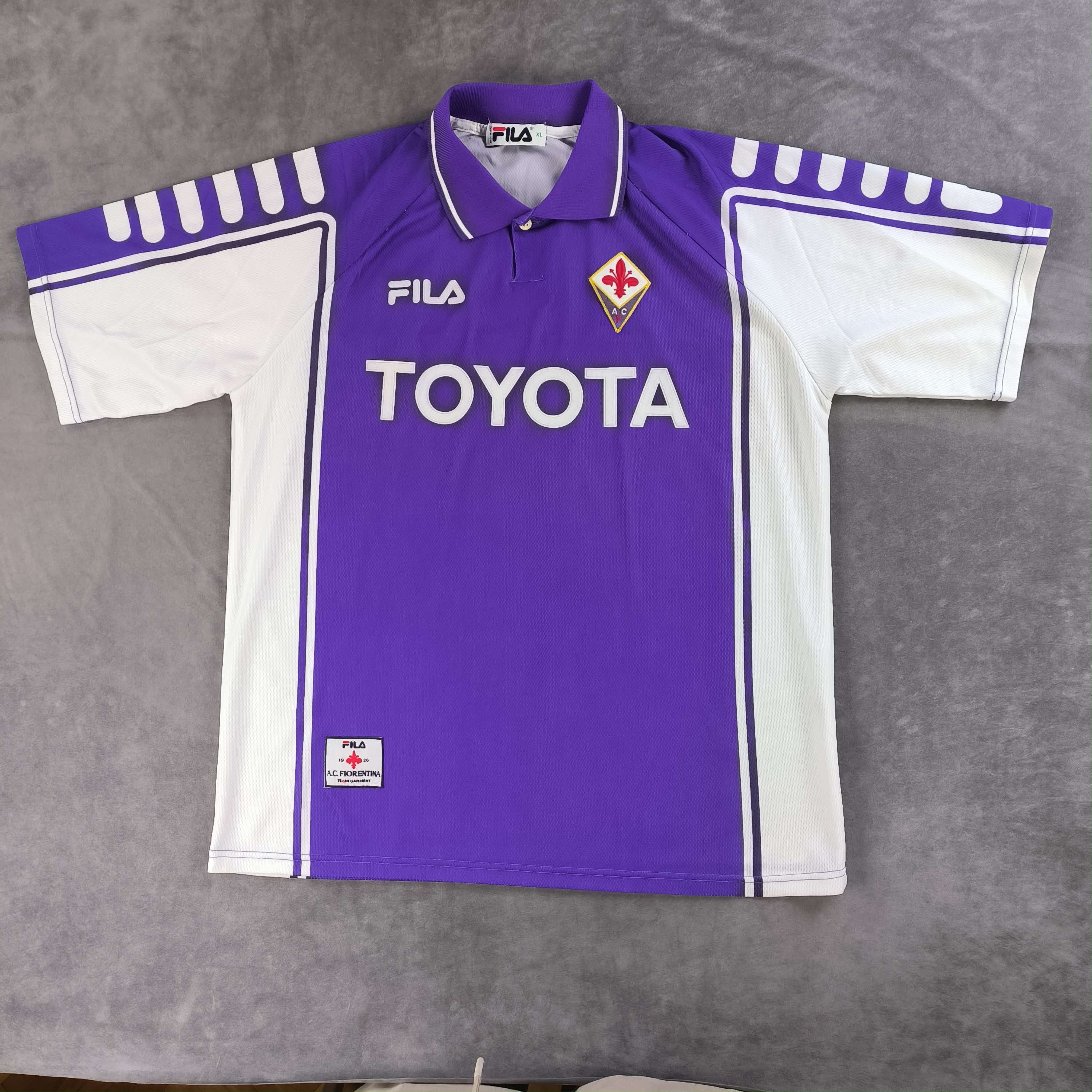Fila Fiorentina 1999-2000 Fila home football jersey shirt size XL Size US XL / EU 56 / 4 - 1 Thumbnail