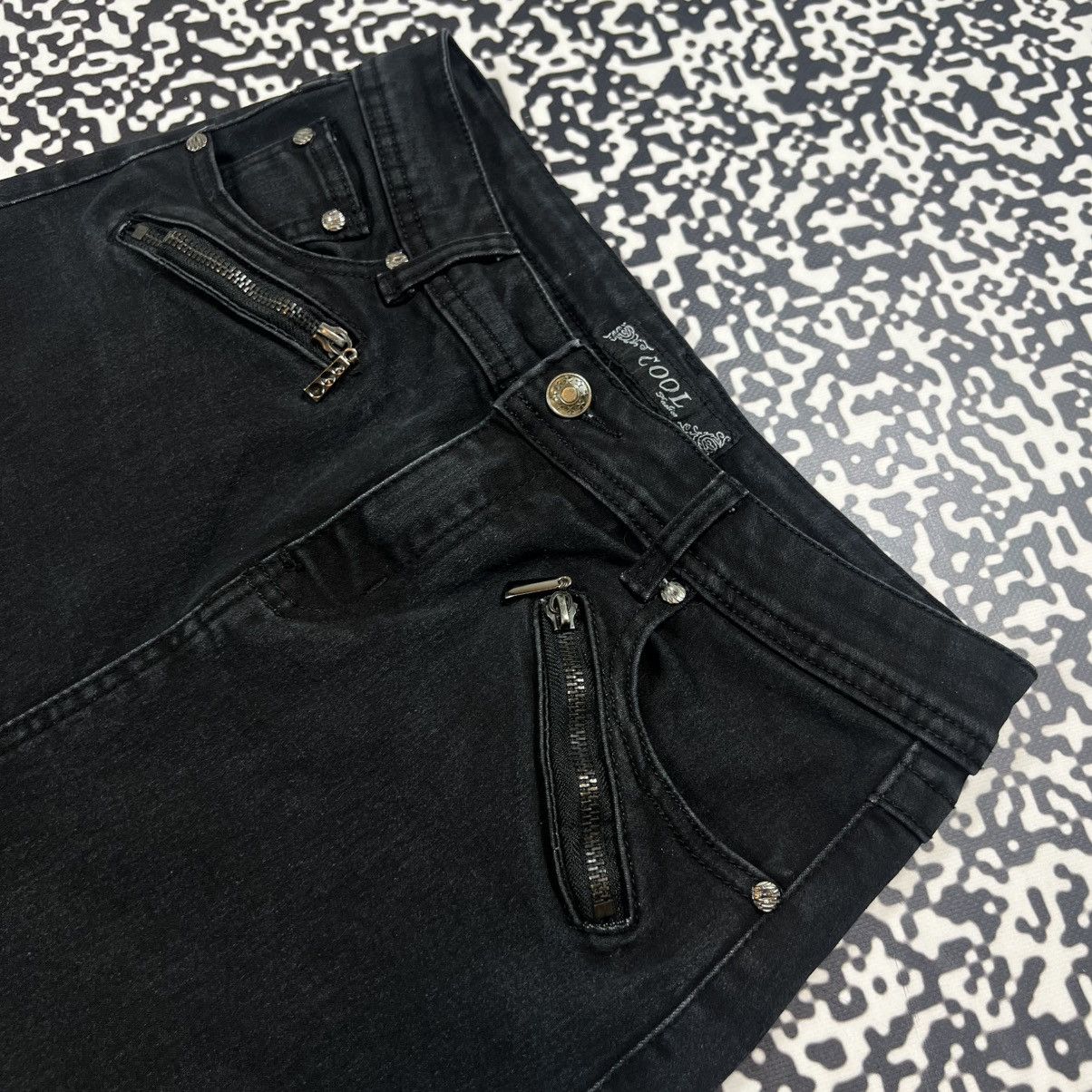 Japanese Brand Vintage Y2K Japanese Style Flared Sexy Denim Maxi Skirt Size 28" / US 6 / IT 42 - 12 Thumbnail