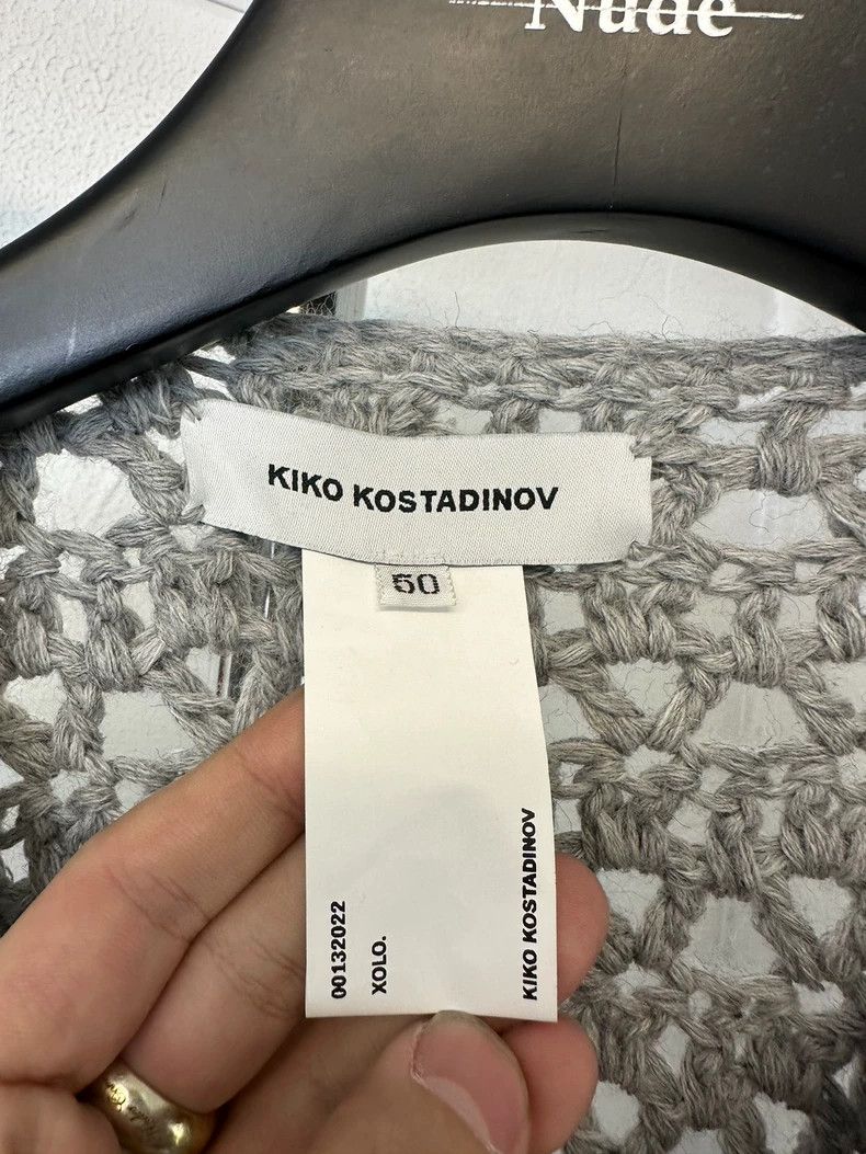 Kiko Kostadinov KIKO KOSTADINOV Size 50Openwork Floral Knit Cardigan 2505- Size US XS / EU 42 / 0 - 8 Thumbnail