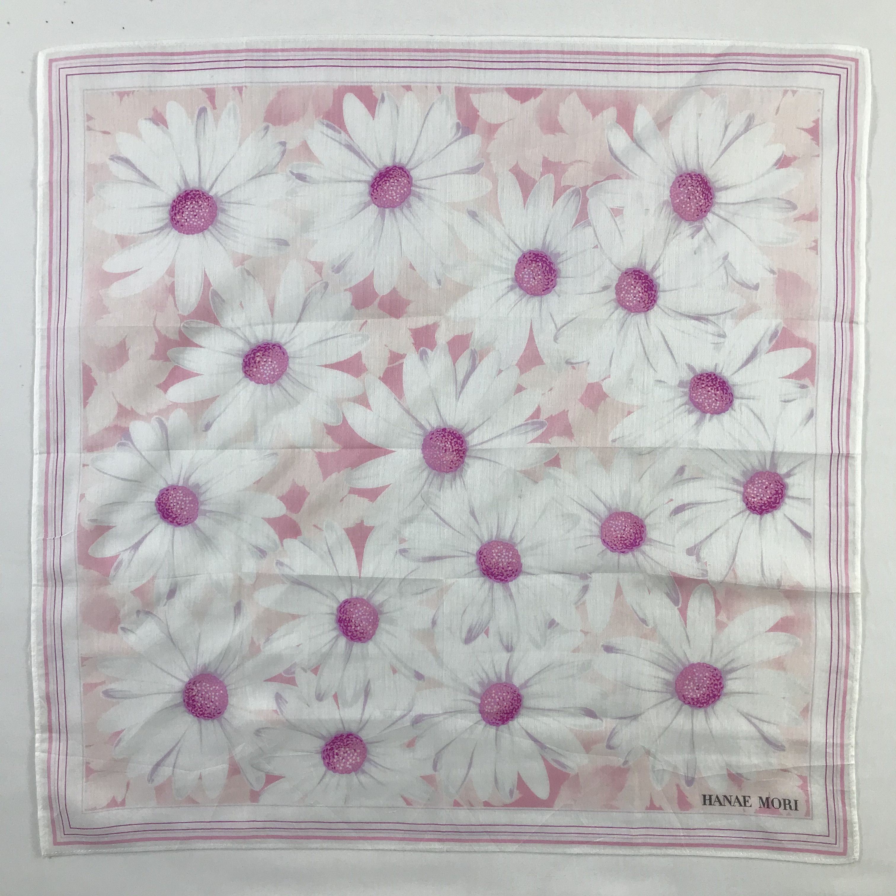 Hanae Mori × Vintage Hanae Mori Bandana / Handkerchief / Neckerchief - S552 Size ONE SIZE - 1 Thumbnail