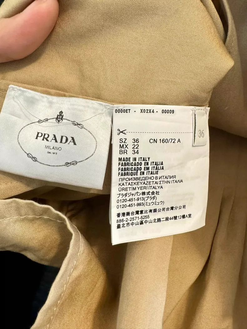 Prada Prada 24 khaki short jacket 2504-Nextarrow Size XS / US 0-2 / IT 36-38 - 5 Thumbnail