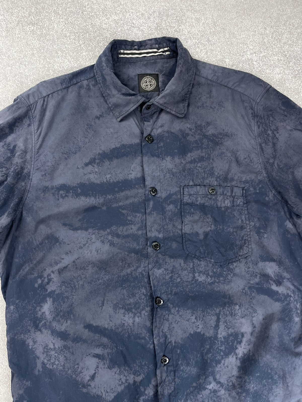 Stone Island Stone Island Custom Tie Dye Short Sleeve Shirt Men’s Size L Size US L / EU 52-54 / 3 - 3 Thumbnail