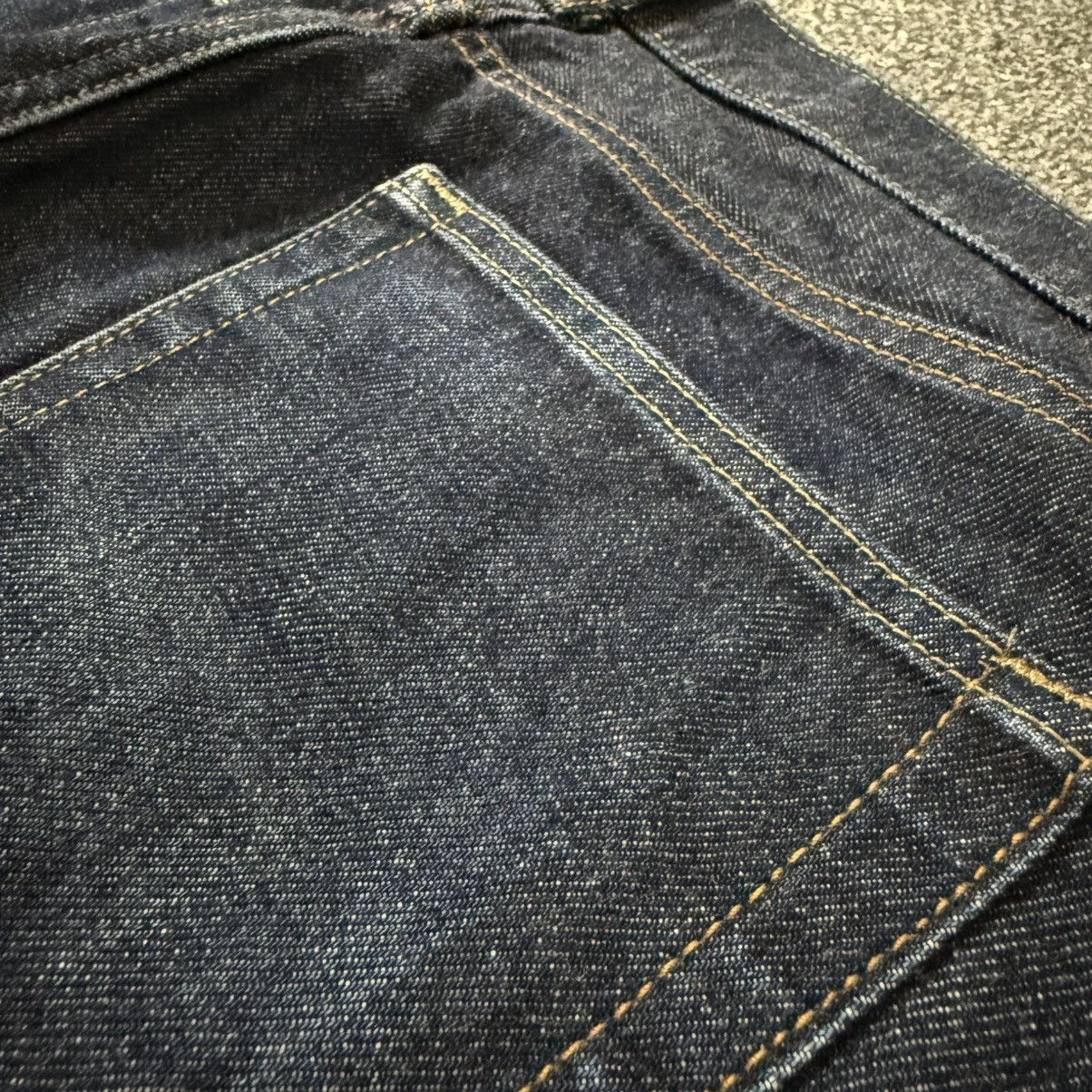 Undercover × Uniqlo 🔥🇯🇵 Japanese Raw Denim Uniqlo Indigo Selvedge Archive Jeans Size US 31 - 10 Thumbnail
