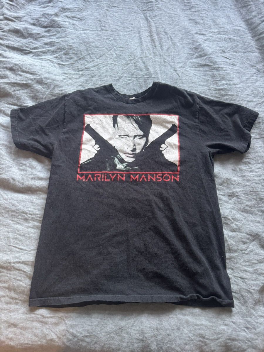 Vintage Vintage Marilyn Manson Tee Size US XL / EU 56 / 4 - 1 Thumbnail