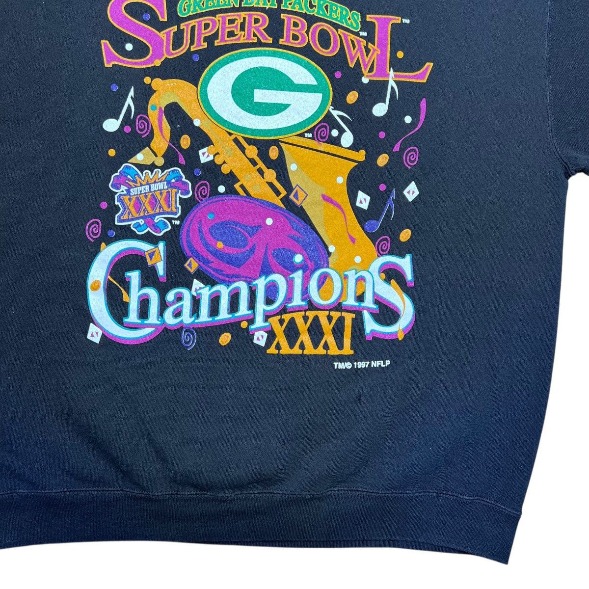 NFL × Vintage 1997 NFL Green Bay Packers Super Bowl Champions Sweatshirt Size US L / EU 52-54 / 3 - 8 Thumbnail