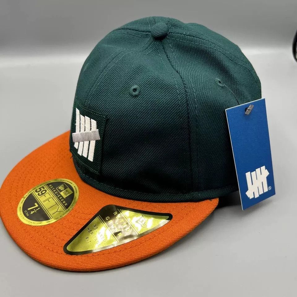 New Era Undefeated Hat Men 7 1/4 59Fifty New Era Fitted Cap New Wool Size ONE SIZE - 2 Thumbnail